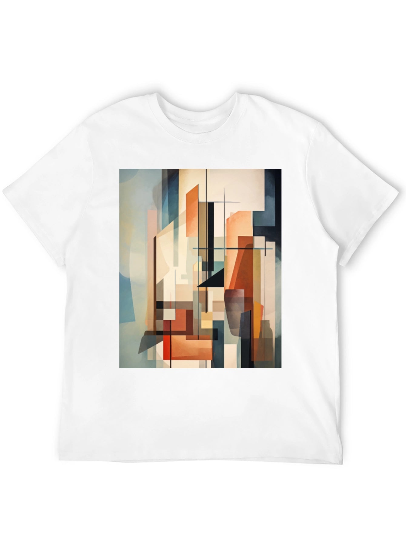 Abstract Art Graphic Tee - Modern Style