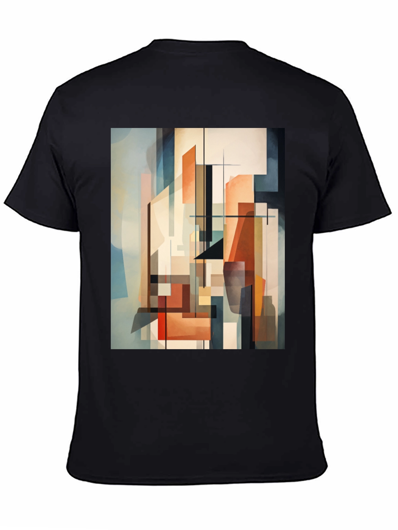 Abstract Art Graphic Tee - Modern Style