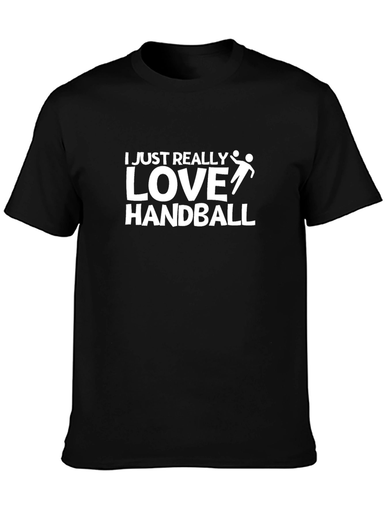 Handball Lover Black T-Shirt - Sport Fan Apparel