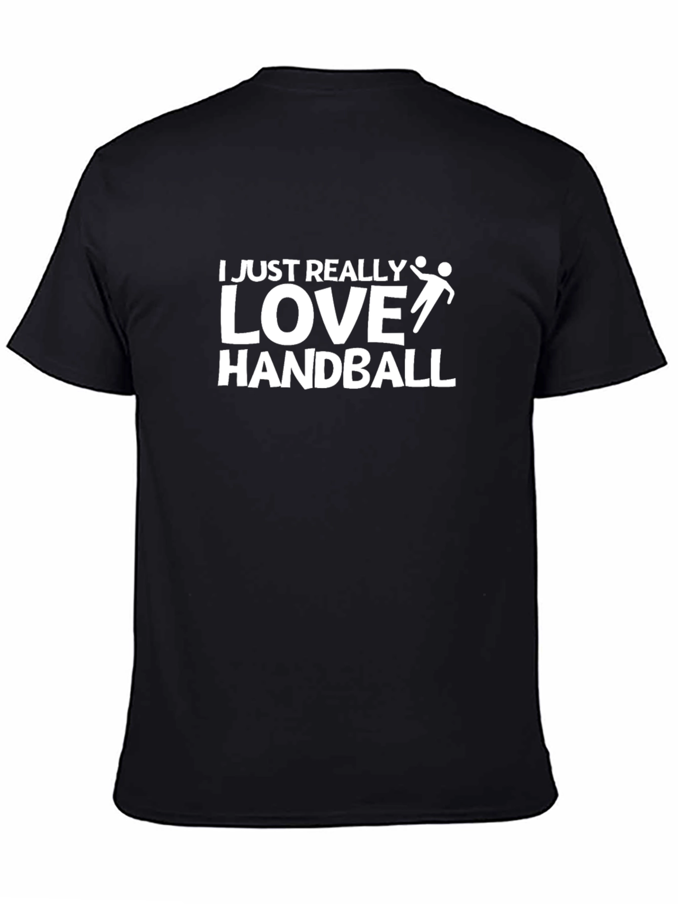 Handball Lover Black T-Shirt - Sport Fan Apparel
