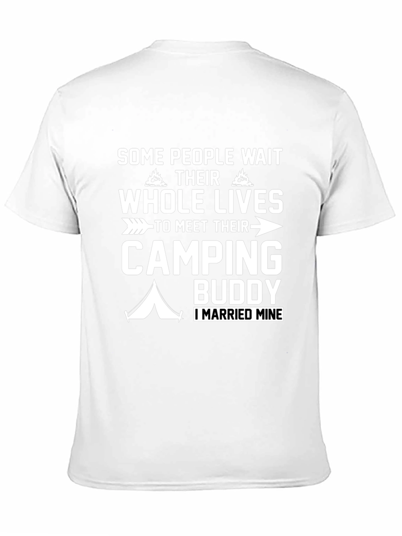 Camping Buddy T-Shirt - Married My Camping Partner!