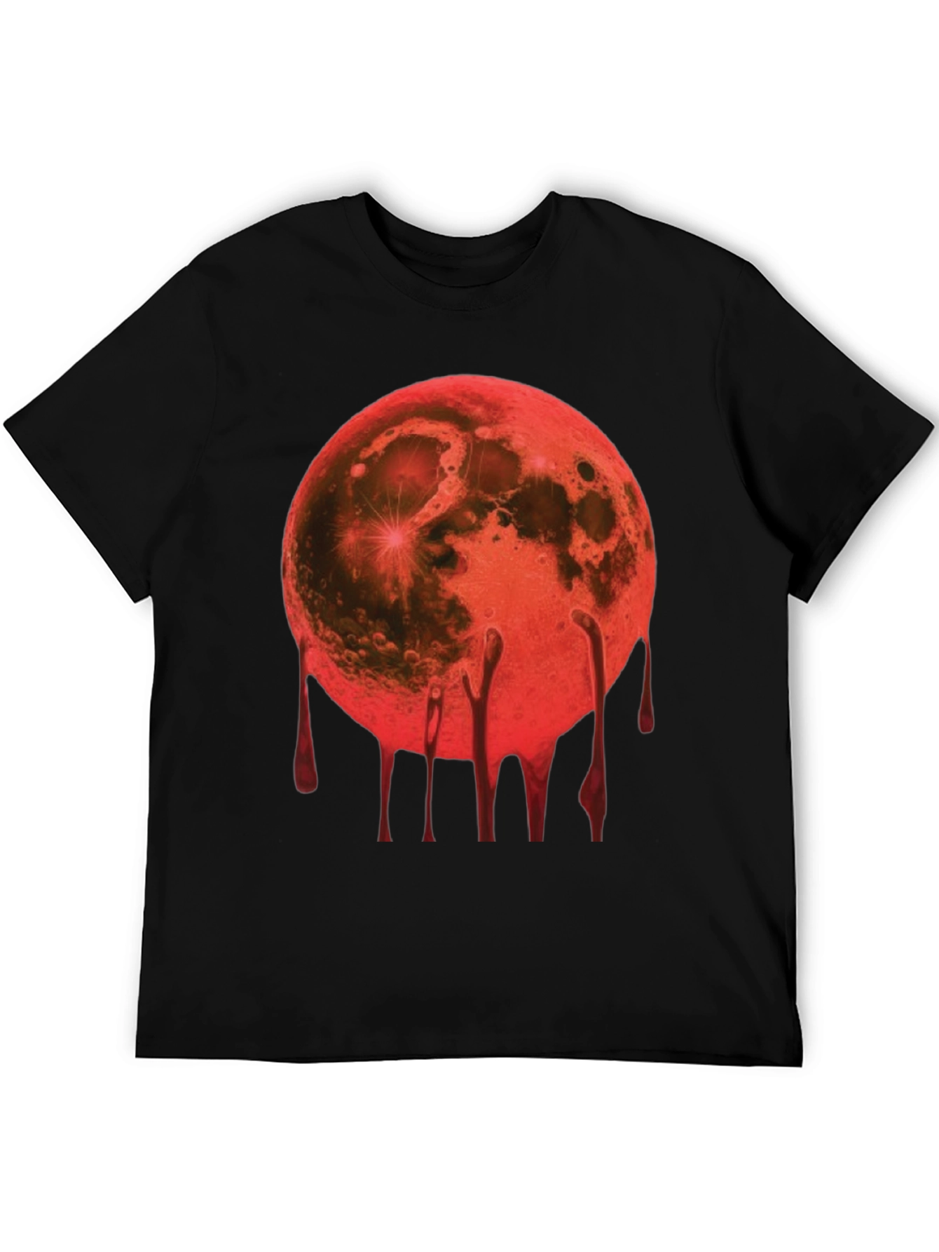 Blood Moon Graphic Tee - Mens Black T-Shirt