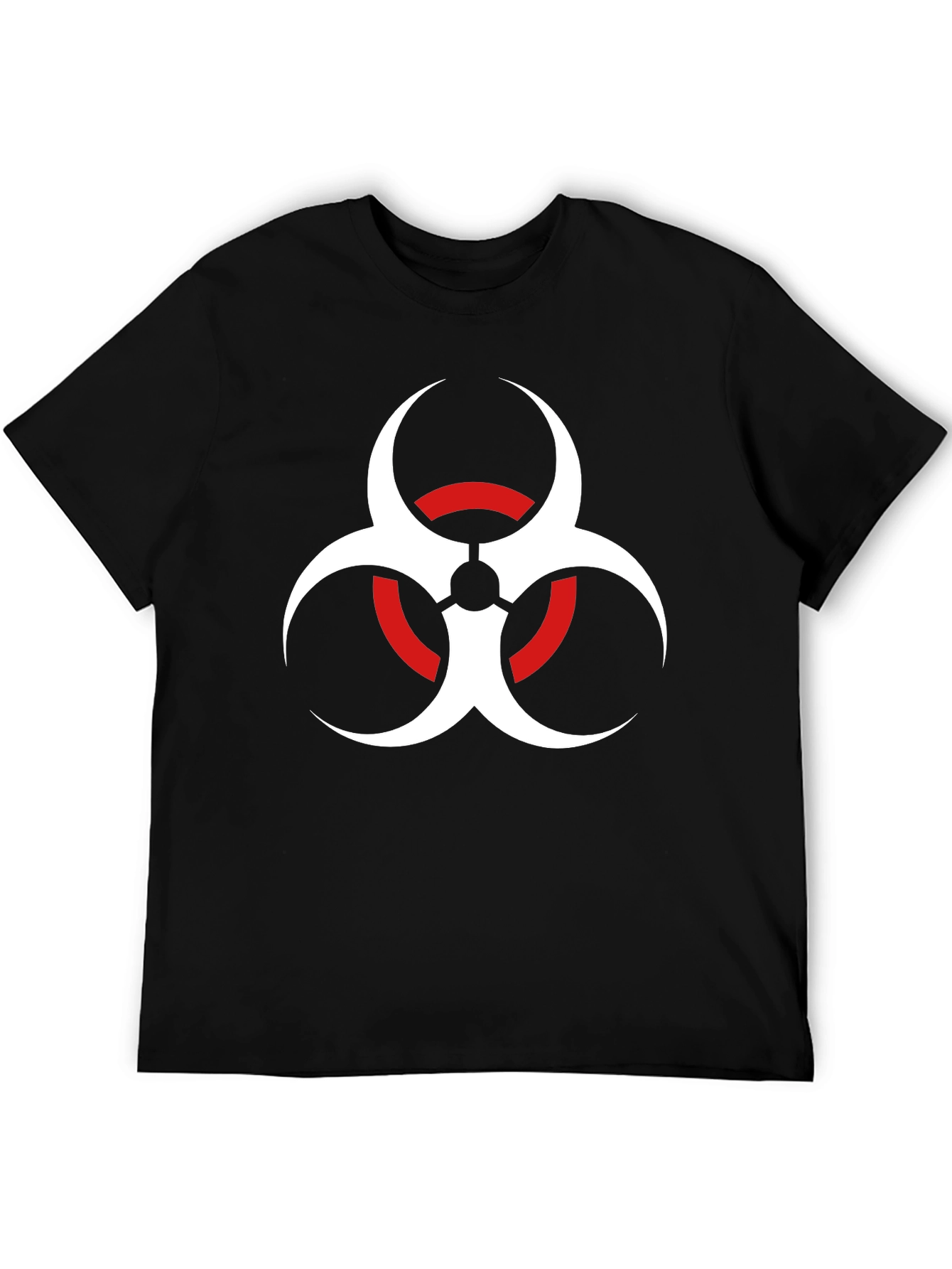 Biohazard Symbol Graphic T-Shirt