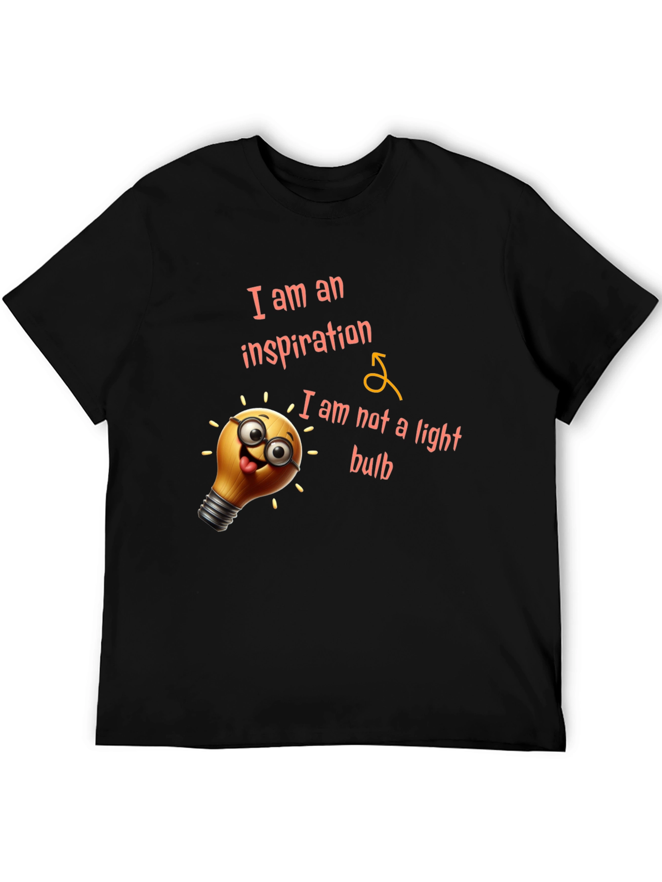 Funny Lightbulb Inspiration Graphic Tee