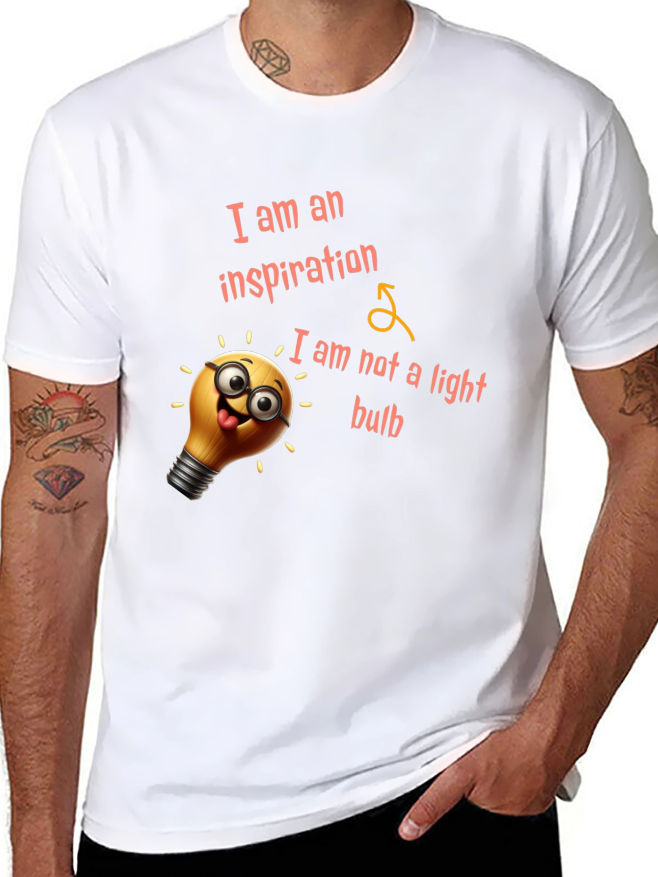 Funny Lightbulb Inspiration Graphic Tee