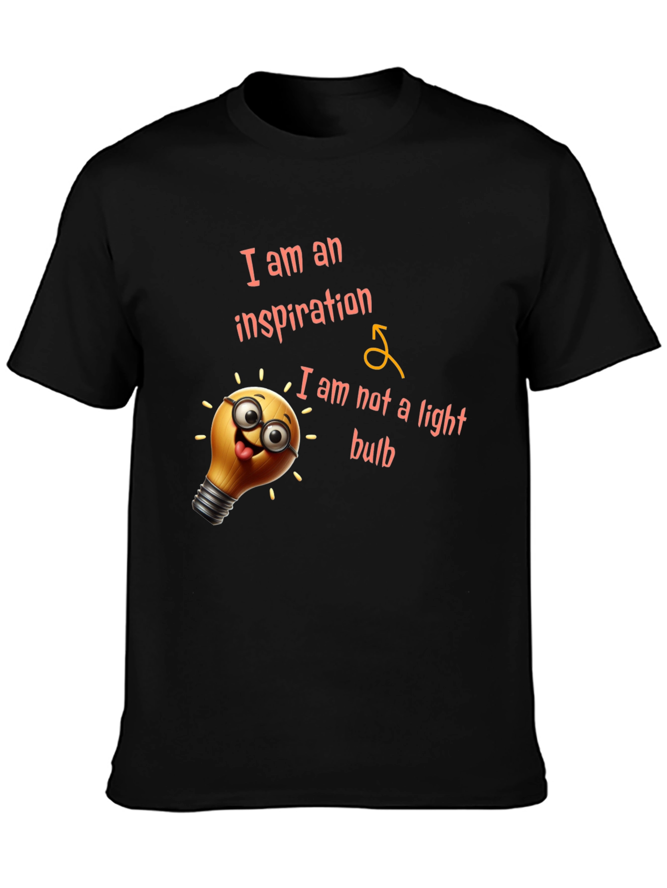 Funny Lightbulb Inspiration Graphic Tee