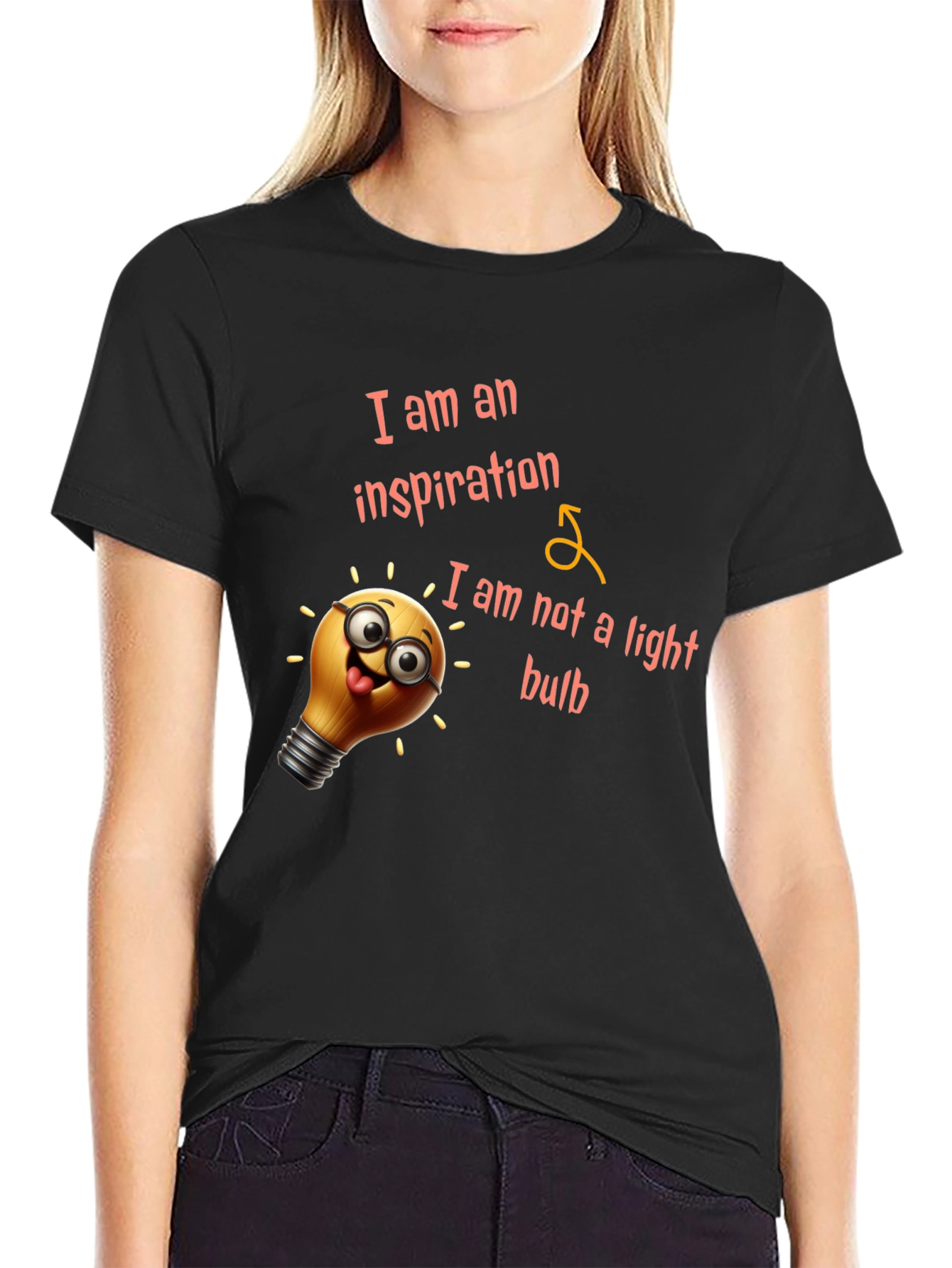 Funny Lightbulb Inspiration Graphic Tee