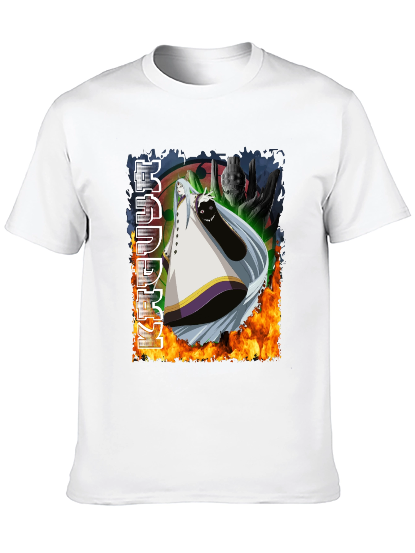 Anime Graphic Black T-Shirt