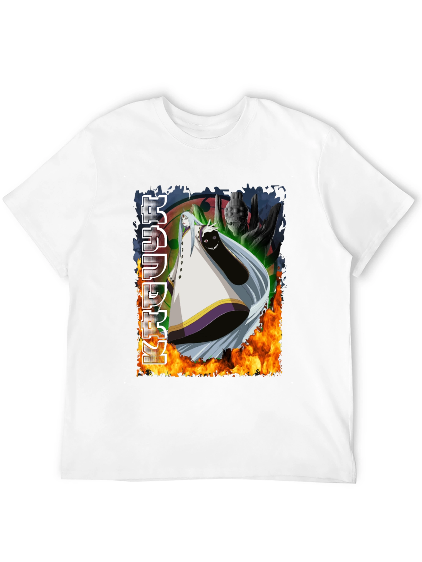 Anime Graphic Black T-Shirt