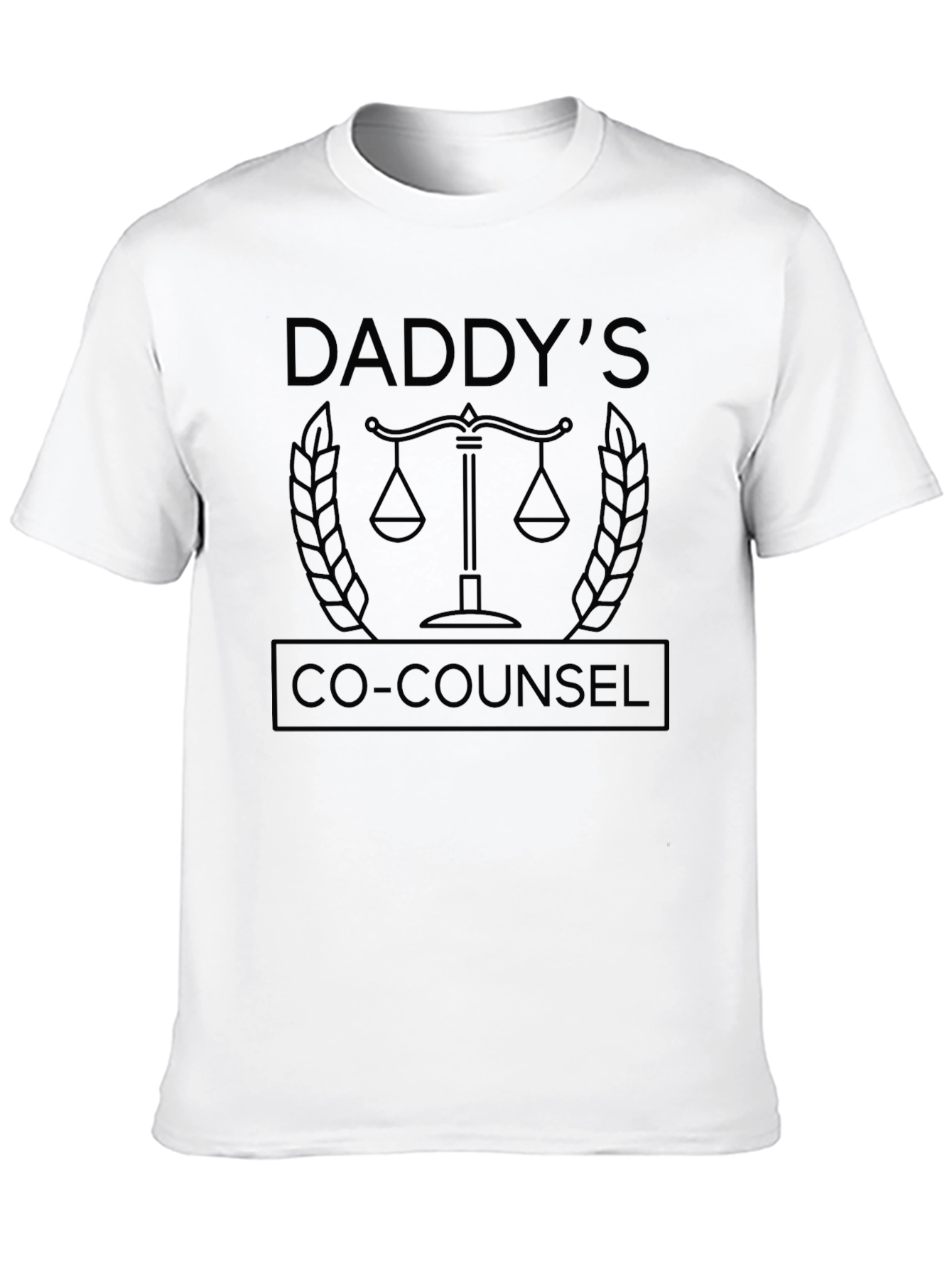 Daddys Co-Counsel T-Shirt - Law Father Humor