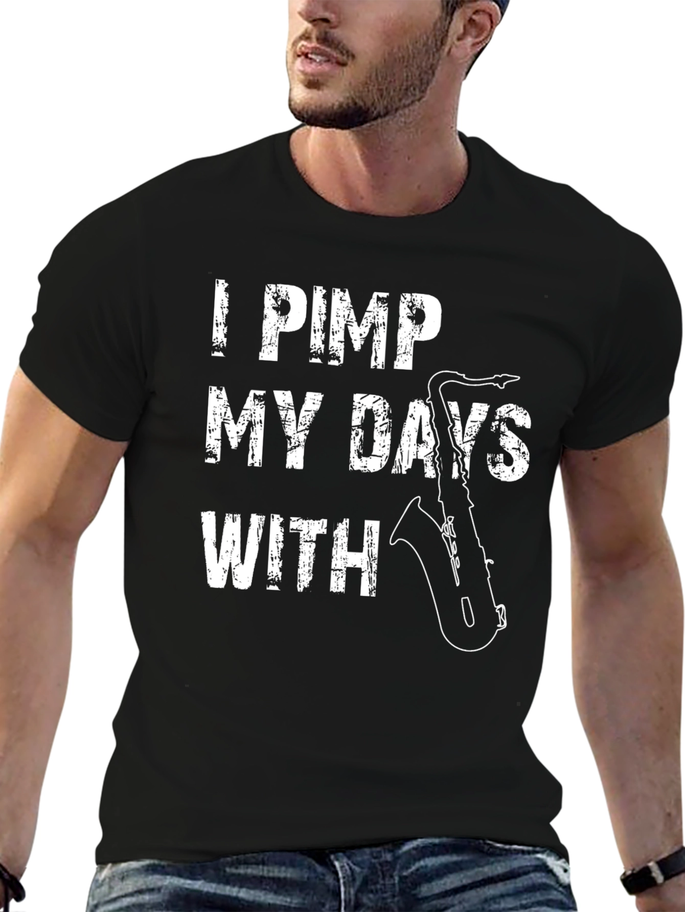 I Pimp My Days With Saxophone T-Shirt