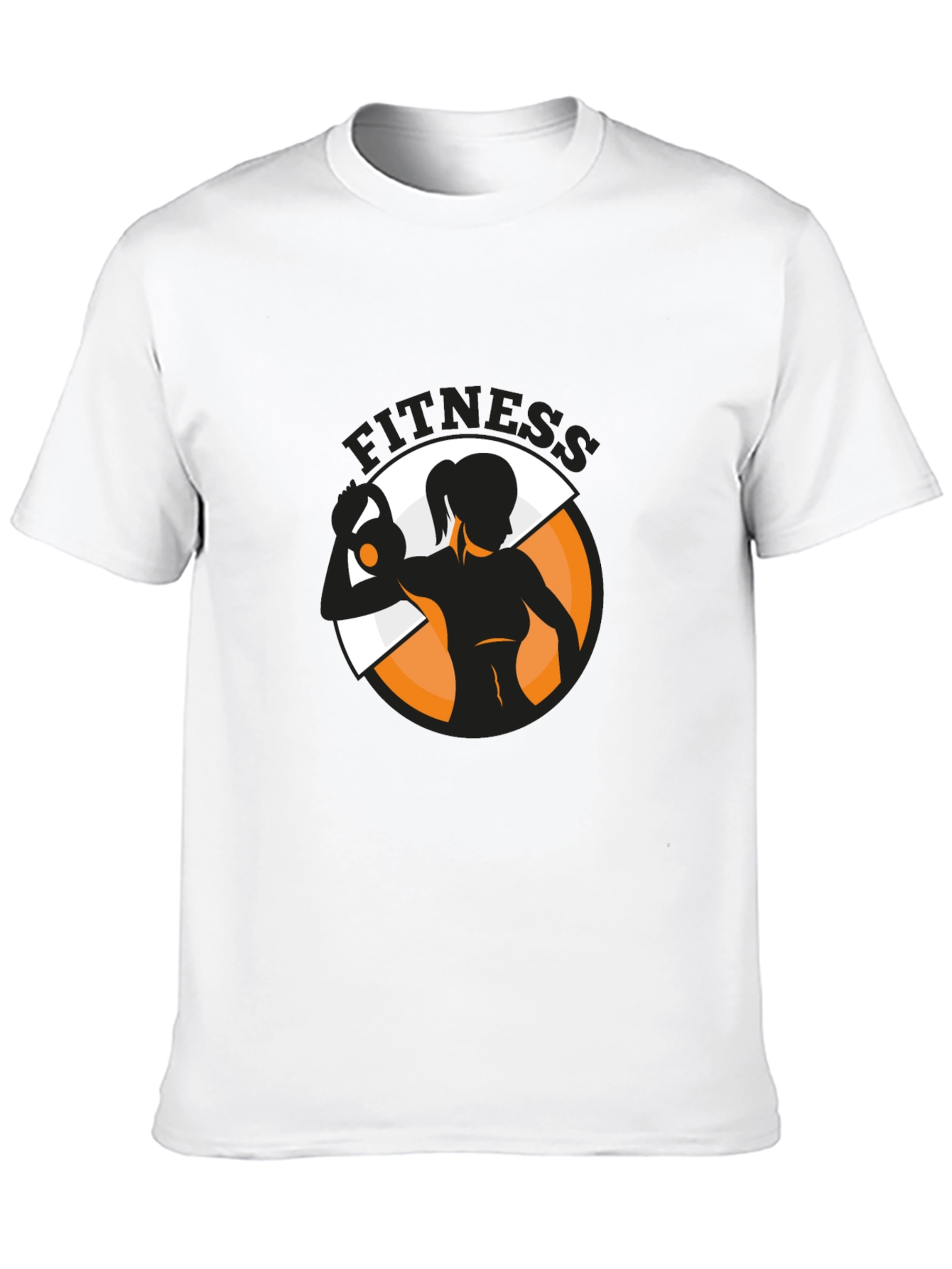 Fitness Graphic Tee - Black Training Shirt