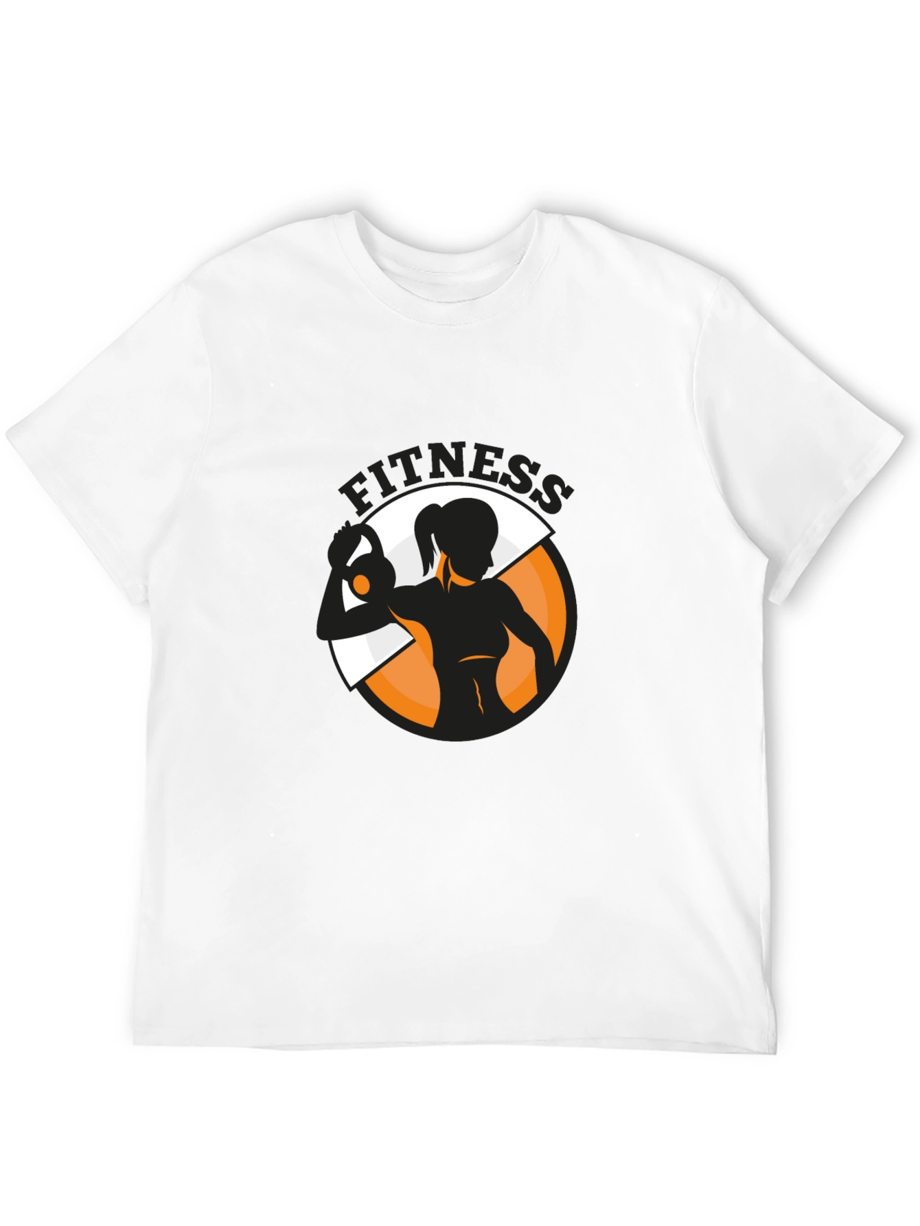 Fitness Graphic Tee - Black Training Shirt