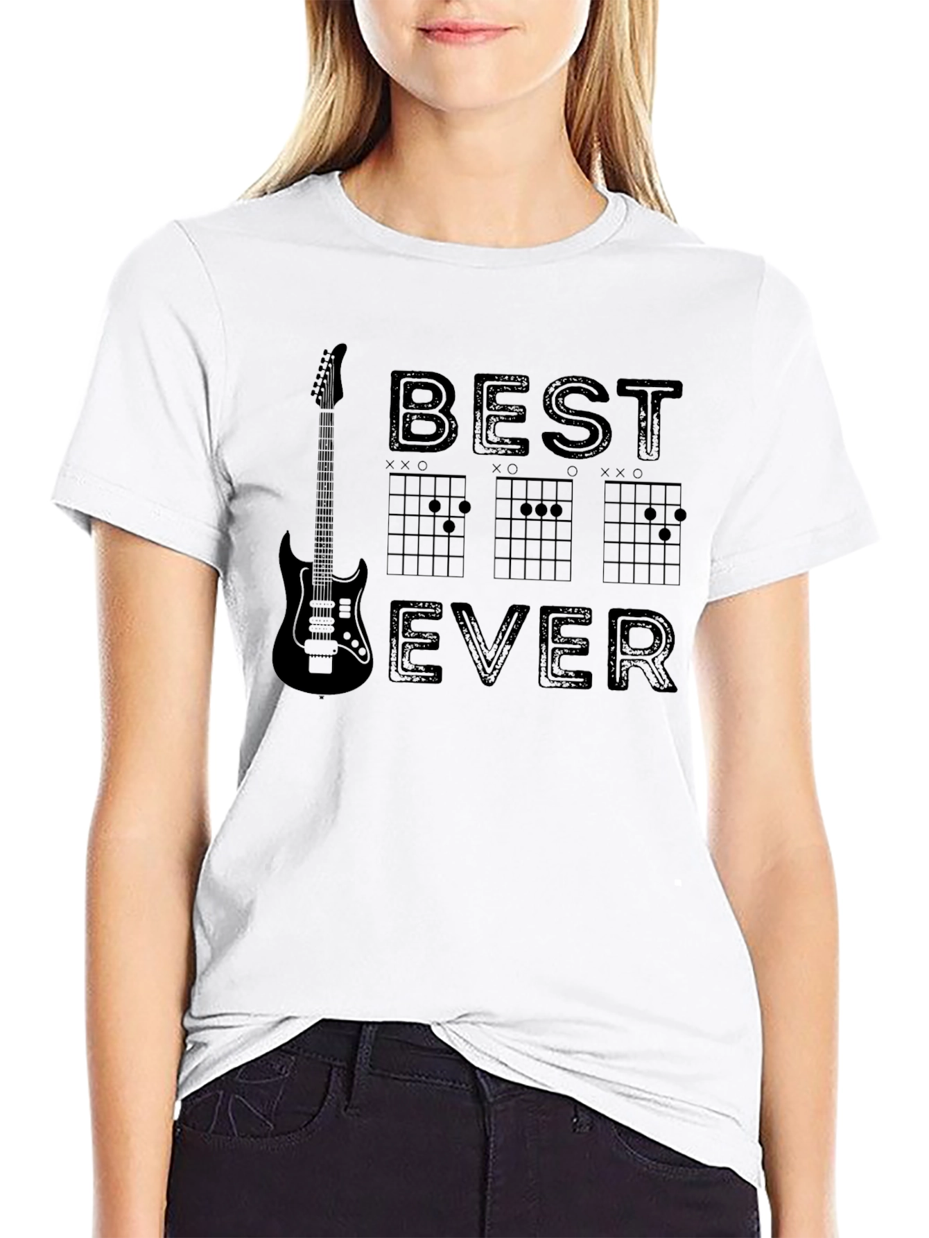 Best Guitar Chords Ever Black T-Shirt