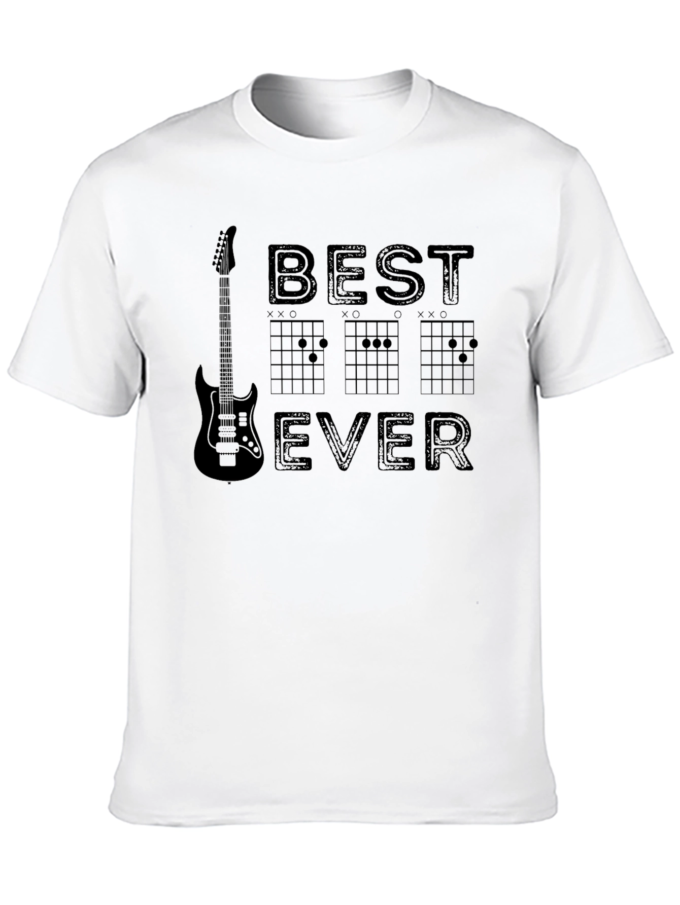 Best Guitar Chords Ever Black T-Shirt