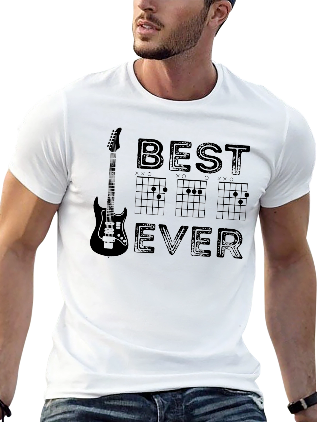 Best Guitar Chords Ever Black T-Shirt