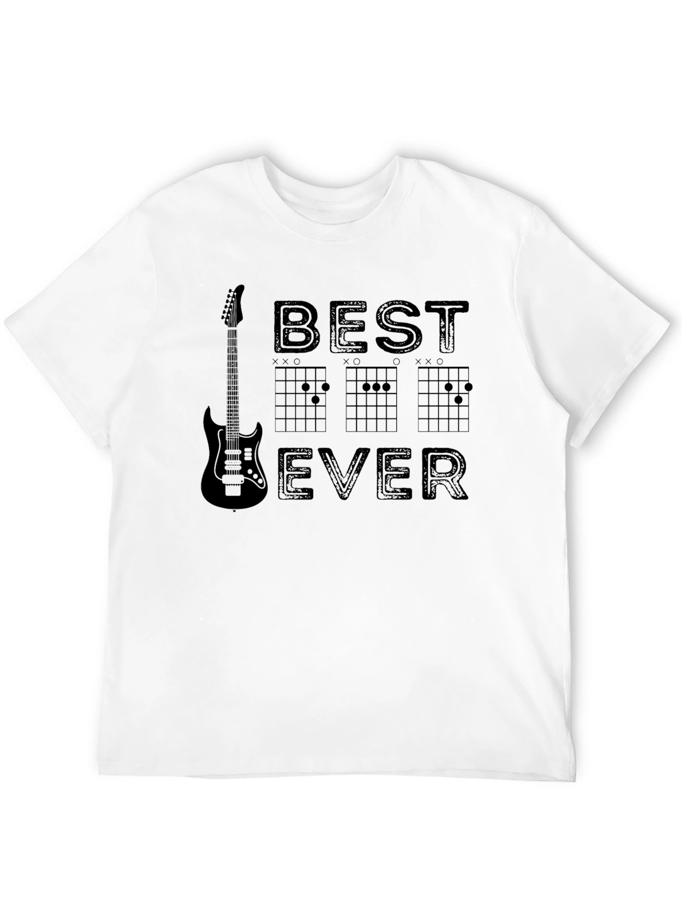 Best Guitar Chords Ever Black T-Shirt