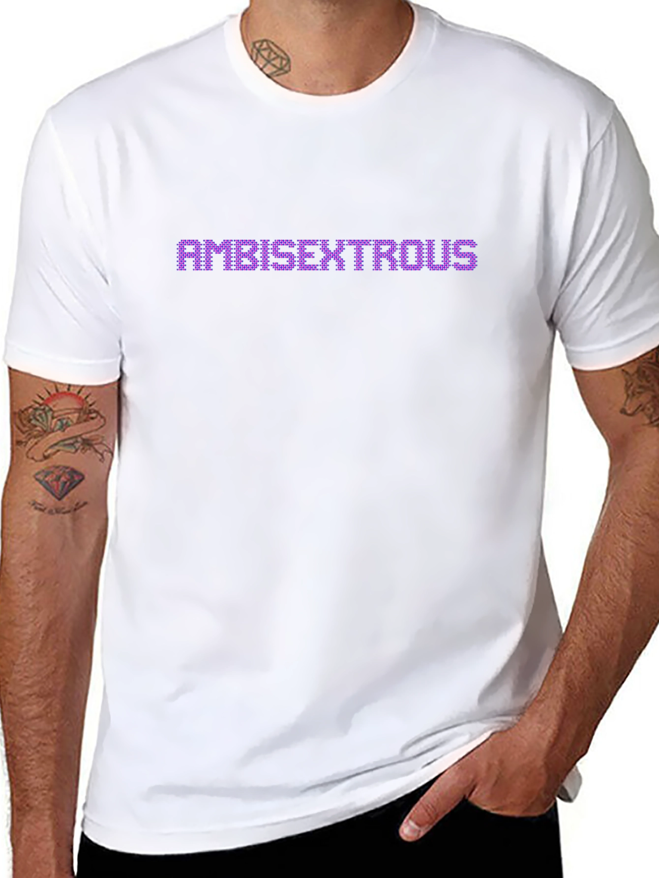 Ambisextrous Graphic Tee - Stylish Unisex Cotton T-Shirt