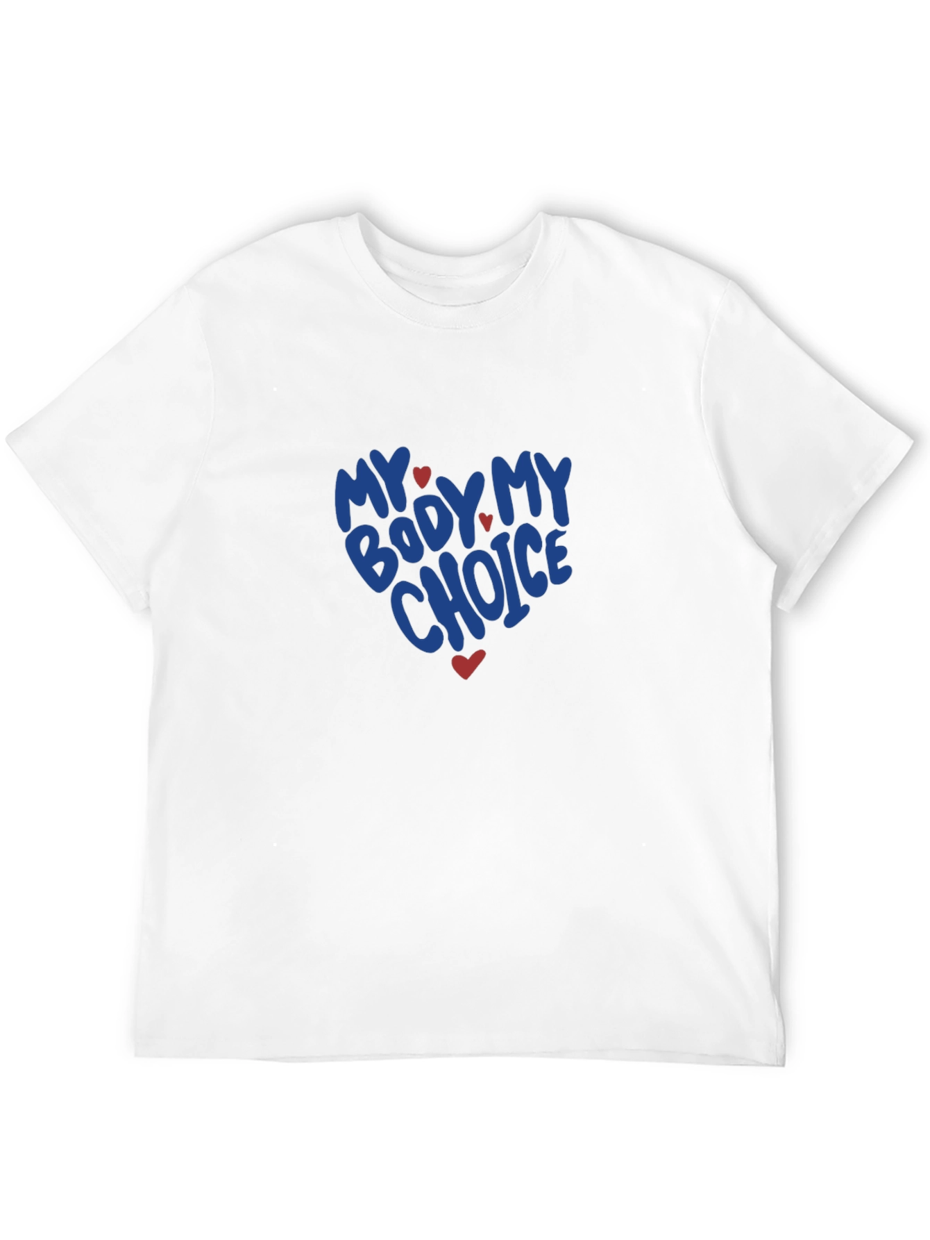 My Body My Choice Heart Graphic Tee - Black