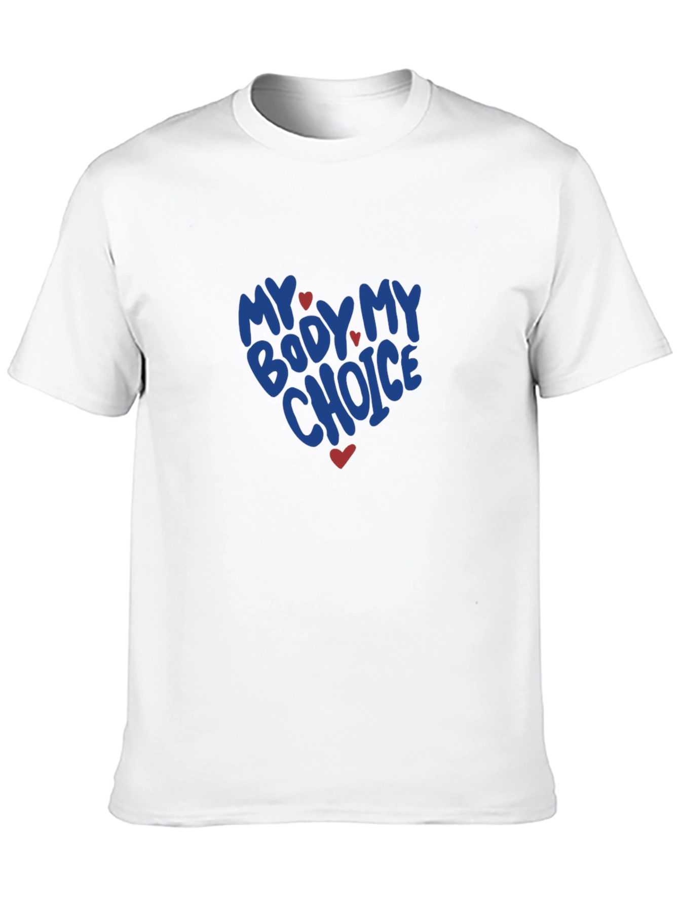 My Body My Choice Heart Graphic Tee - Black