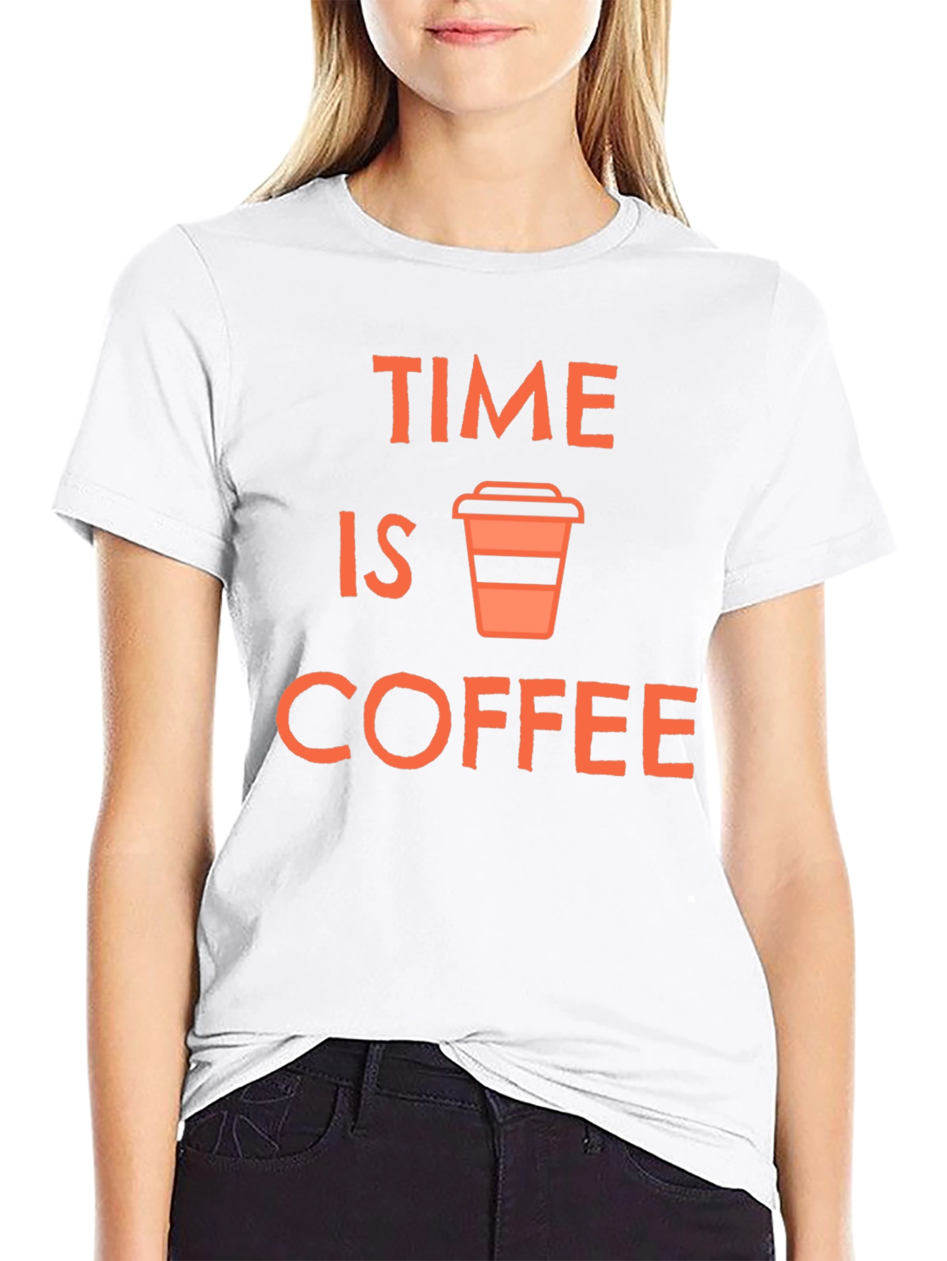 Time is Coffee T-Shirt - Black