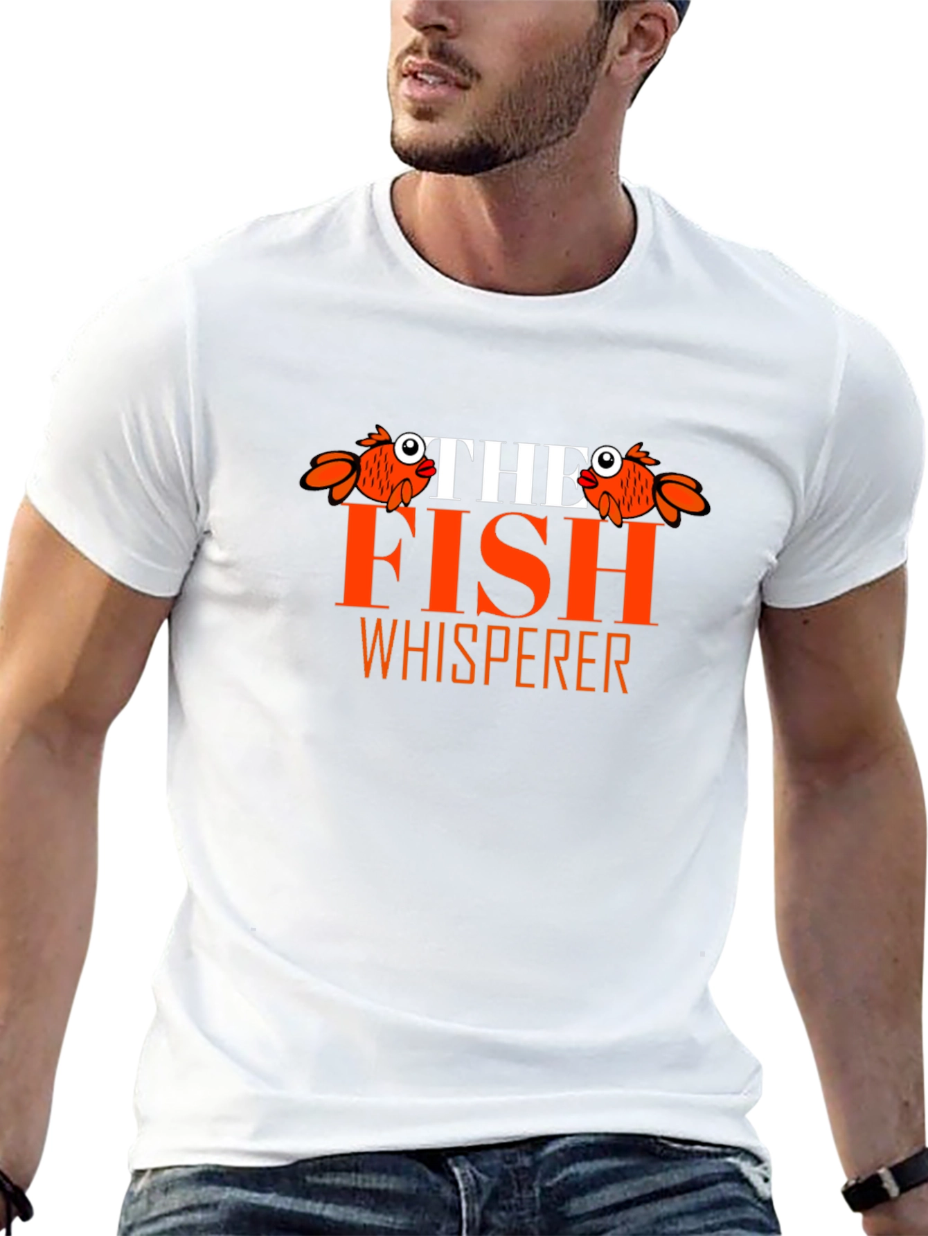 The Fish Whisperer T-Shirt - Black Cotton Tee