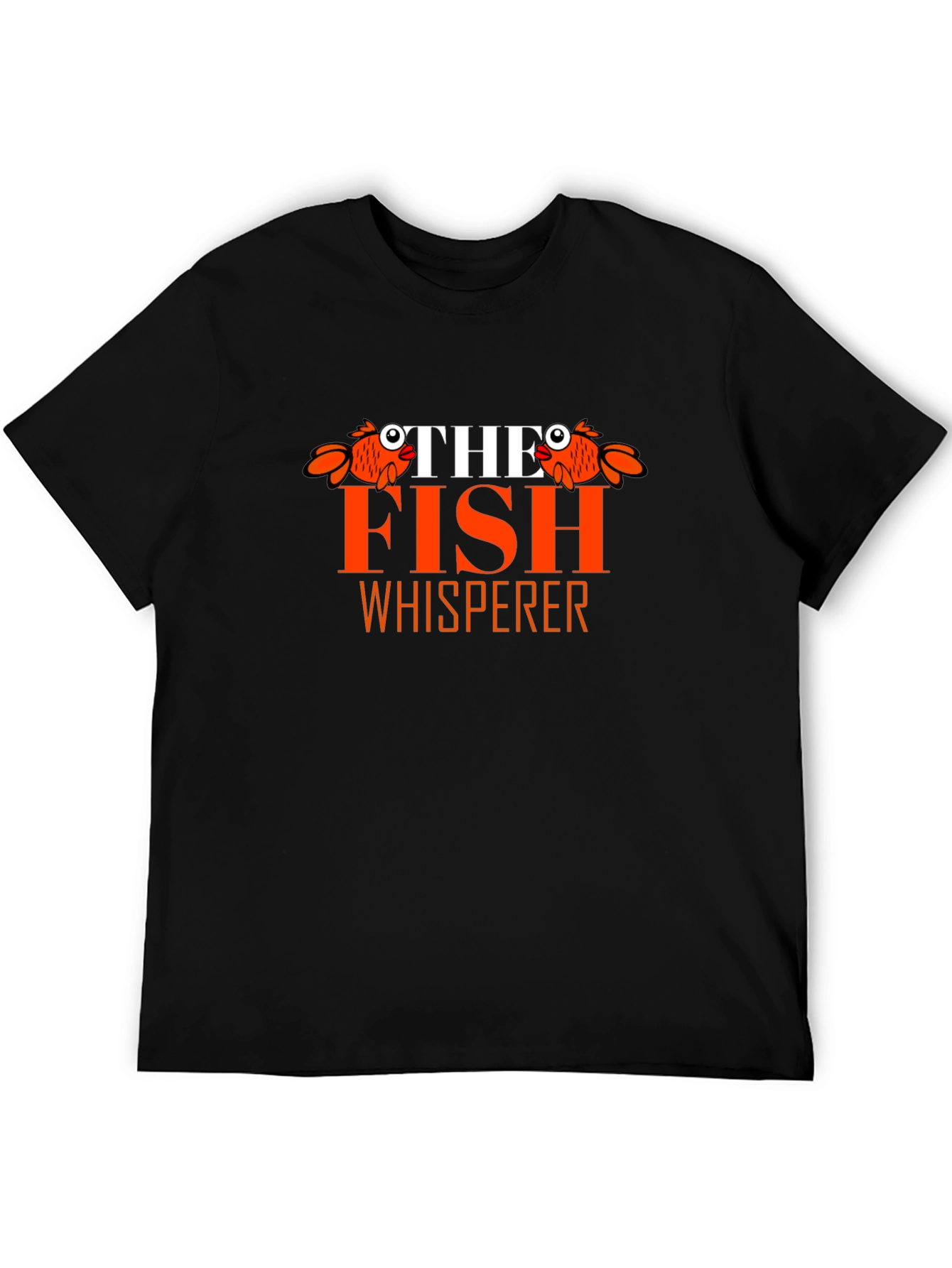 The Fish Whisperer T-Shirt - Black Cotton Tee