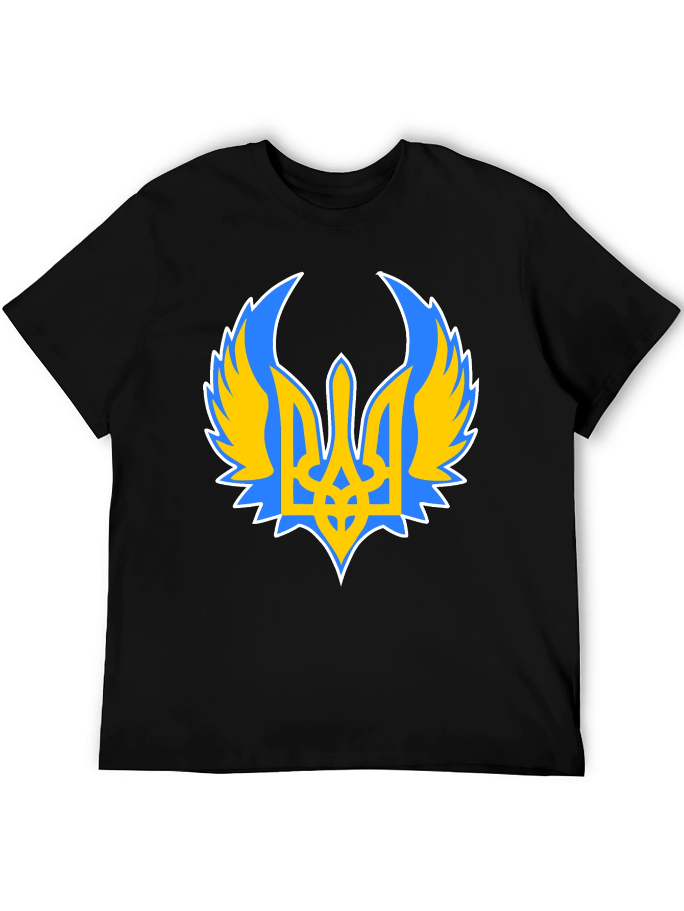 Ukraine Coat of Arms Black T-Shirt