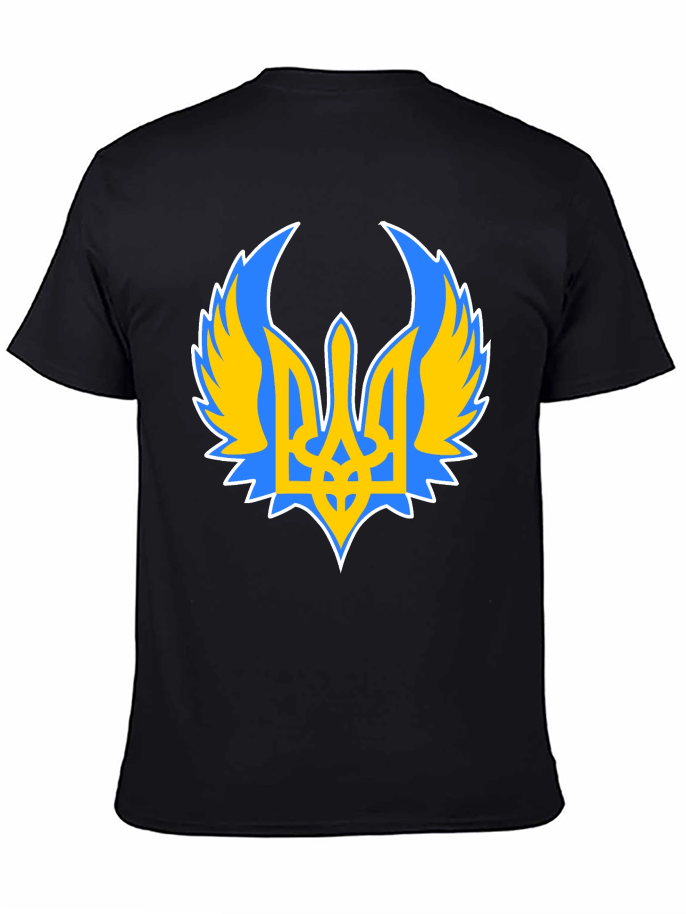 Ukraine Coat of Arms Black T-Shirt