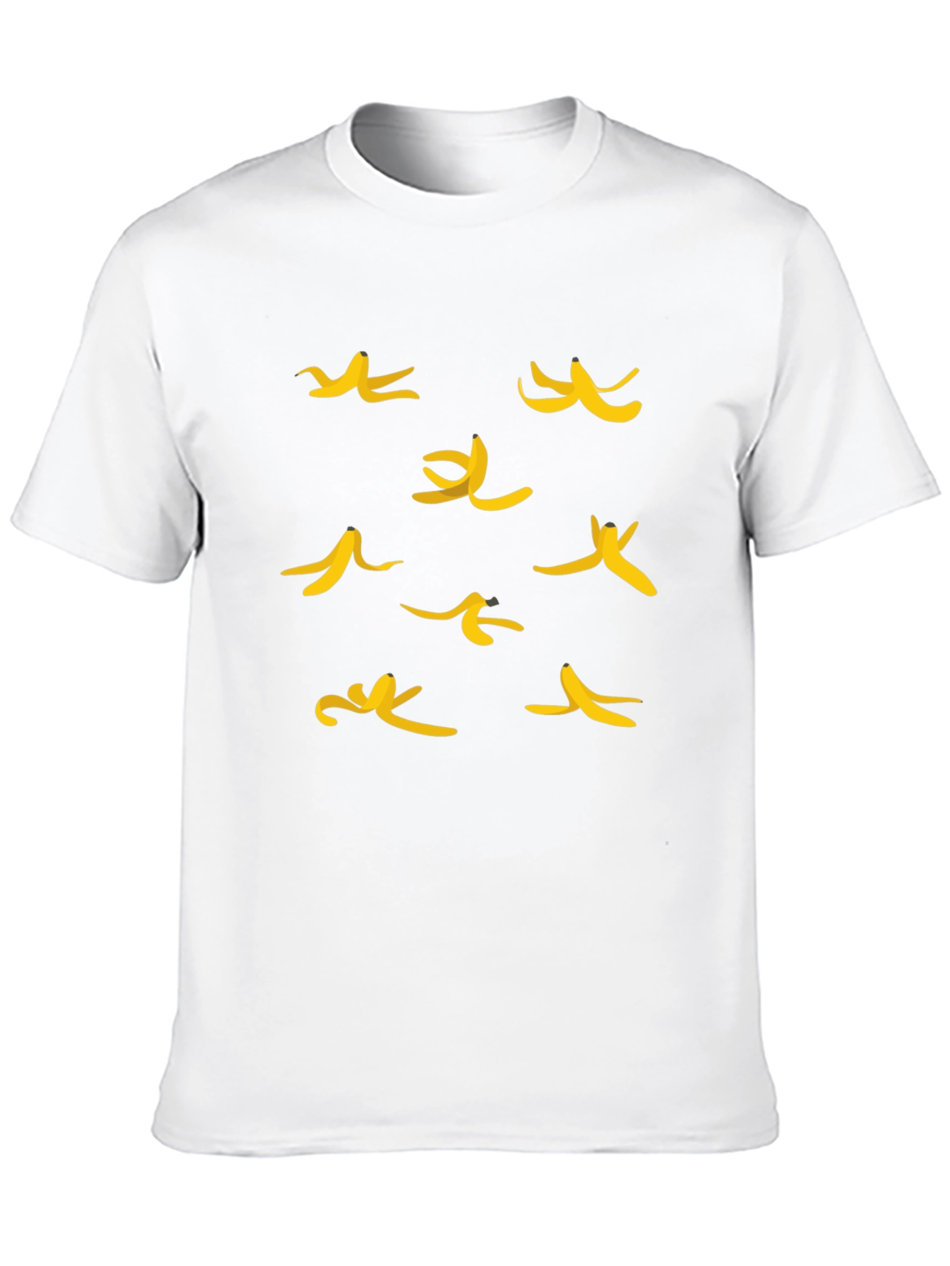 Banana Peel Graphic Tee - Casual Black T-Shirt
