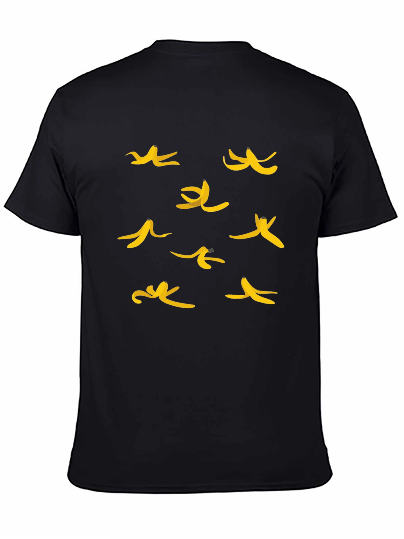 Banana Peel Graphic Tee - Casual Black T-Shirt