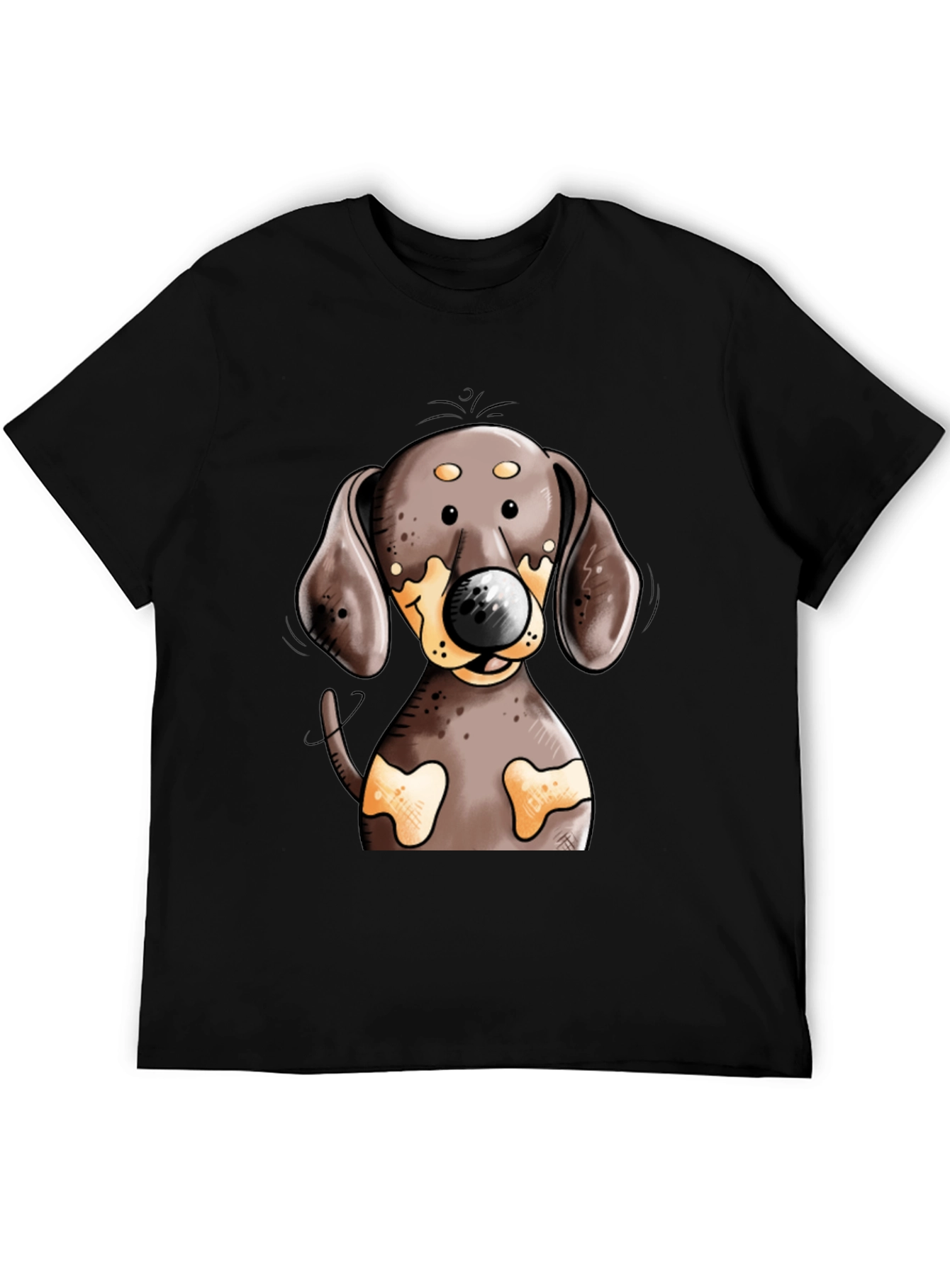 Dachshund Dog T-Shirt - Cute Cartoon Design