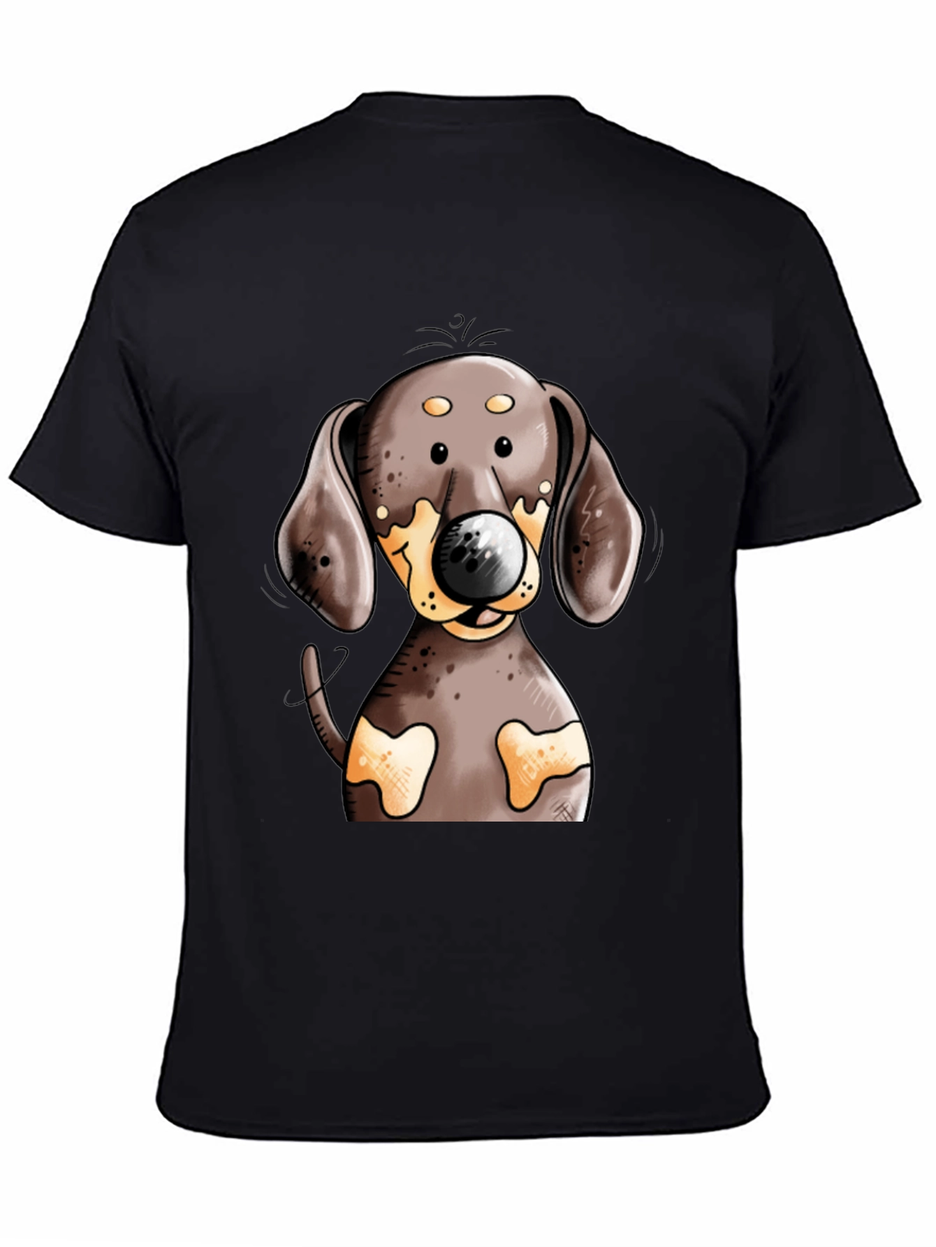 Dachshund Dog T-Shirt - Cute Cartoon Design