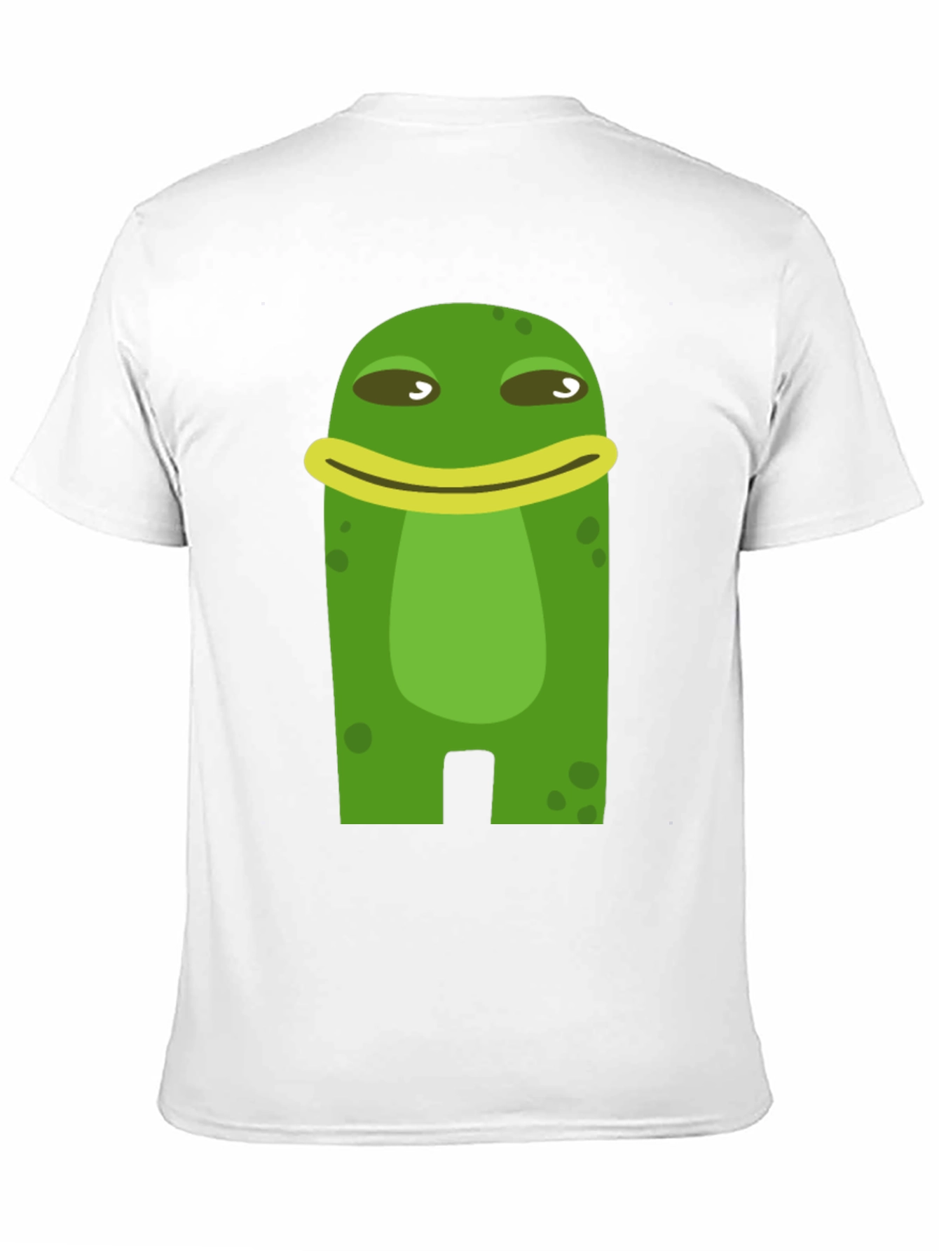 Funny Frog Cartoon Graphic Black T-Shirt