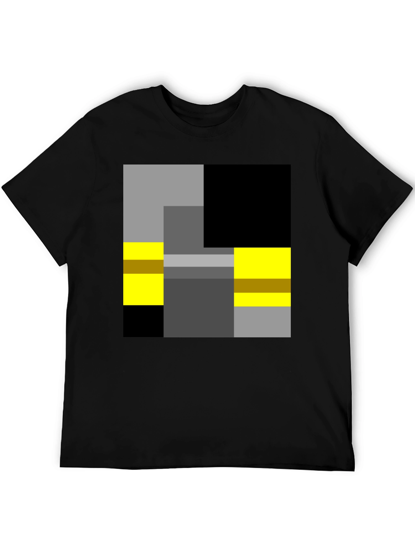 Abstract Geometric Block T-Shirt