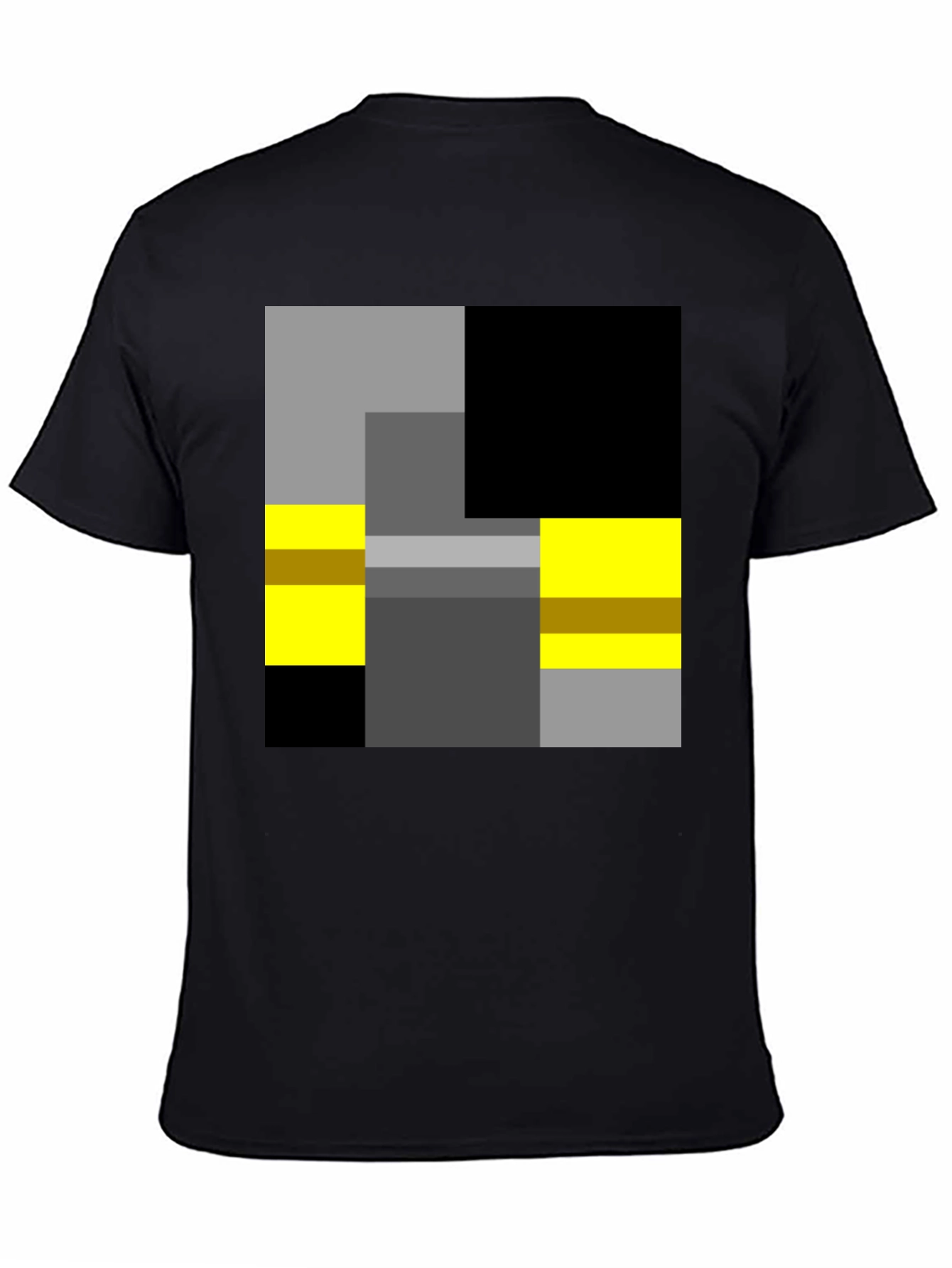 Abstract Geometric Block T-Shirt