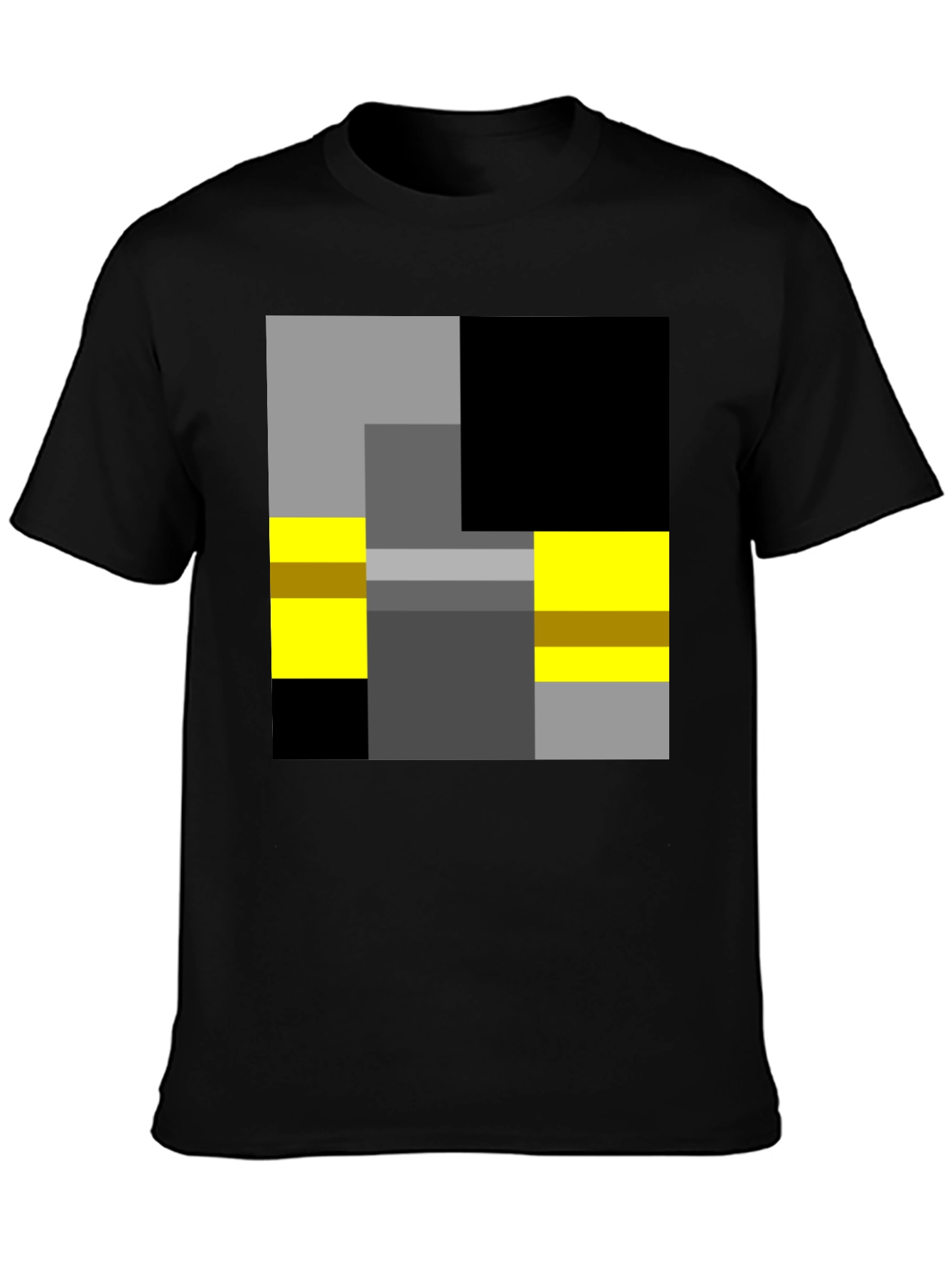 Abstract Geometric Block T-Shirt