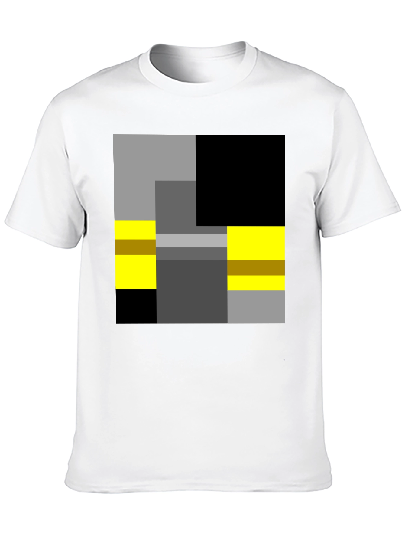 Abstract Geometric Block T-Shirt