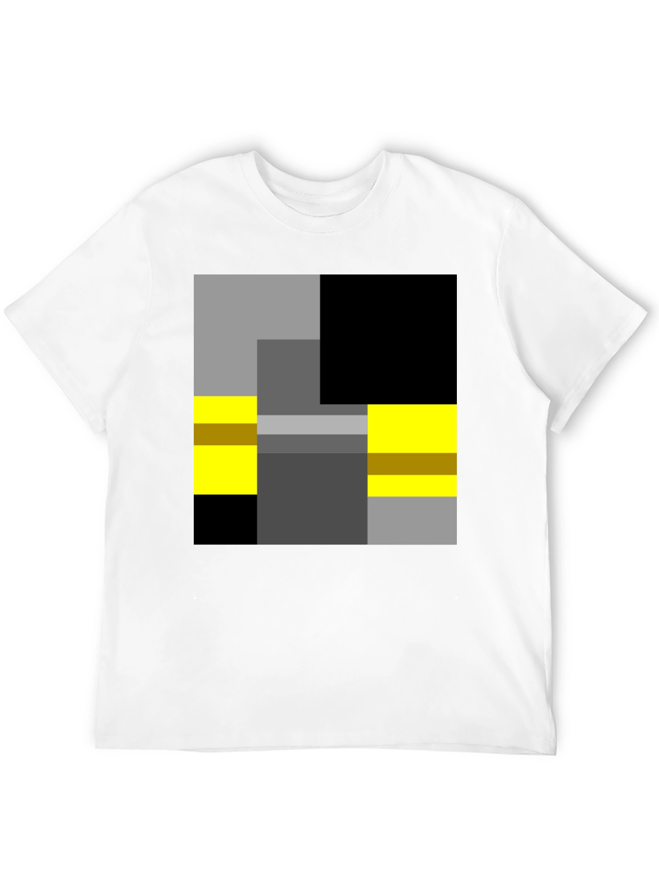 Abstract Geometric Block T-Shirt