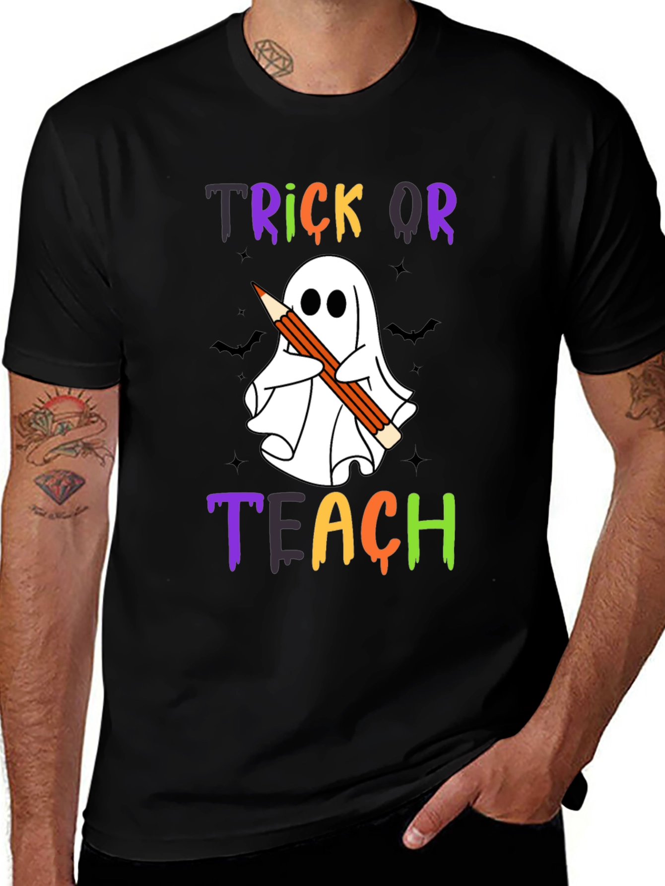 Trick or Teach Ghost T-Shirt