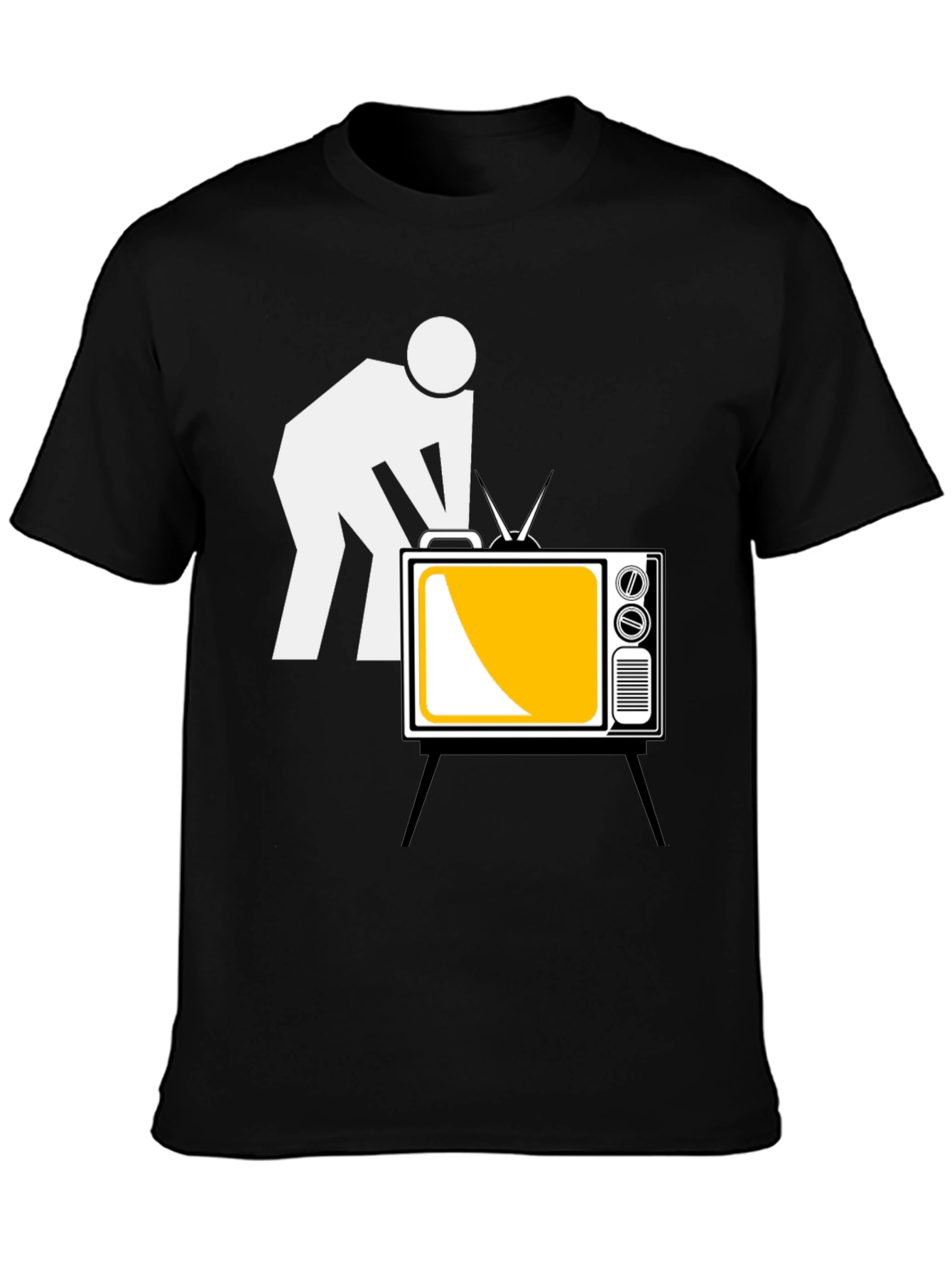 Funny TV Repair Humor Graphic T-Shirt