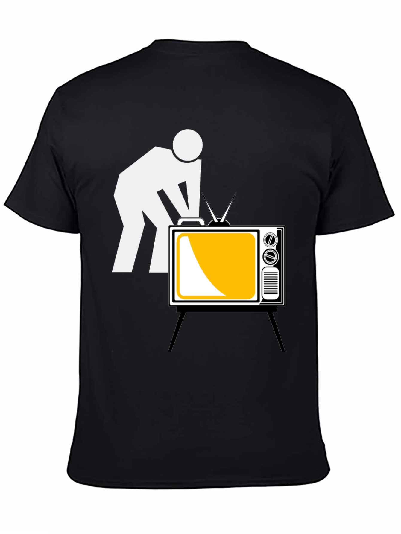 Funny TV Repair Humor Graphic T-Shirt