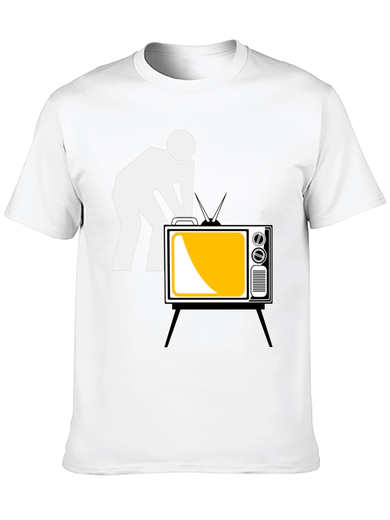 Funny TV Repair Humor Graphic T-Shirt