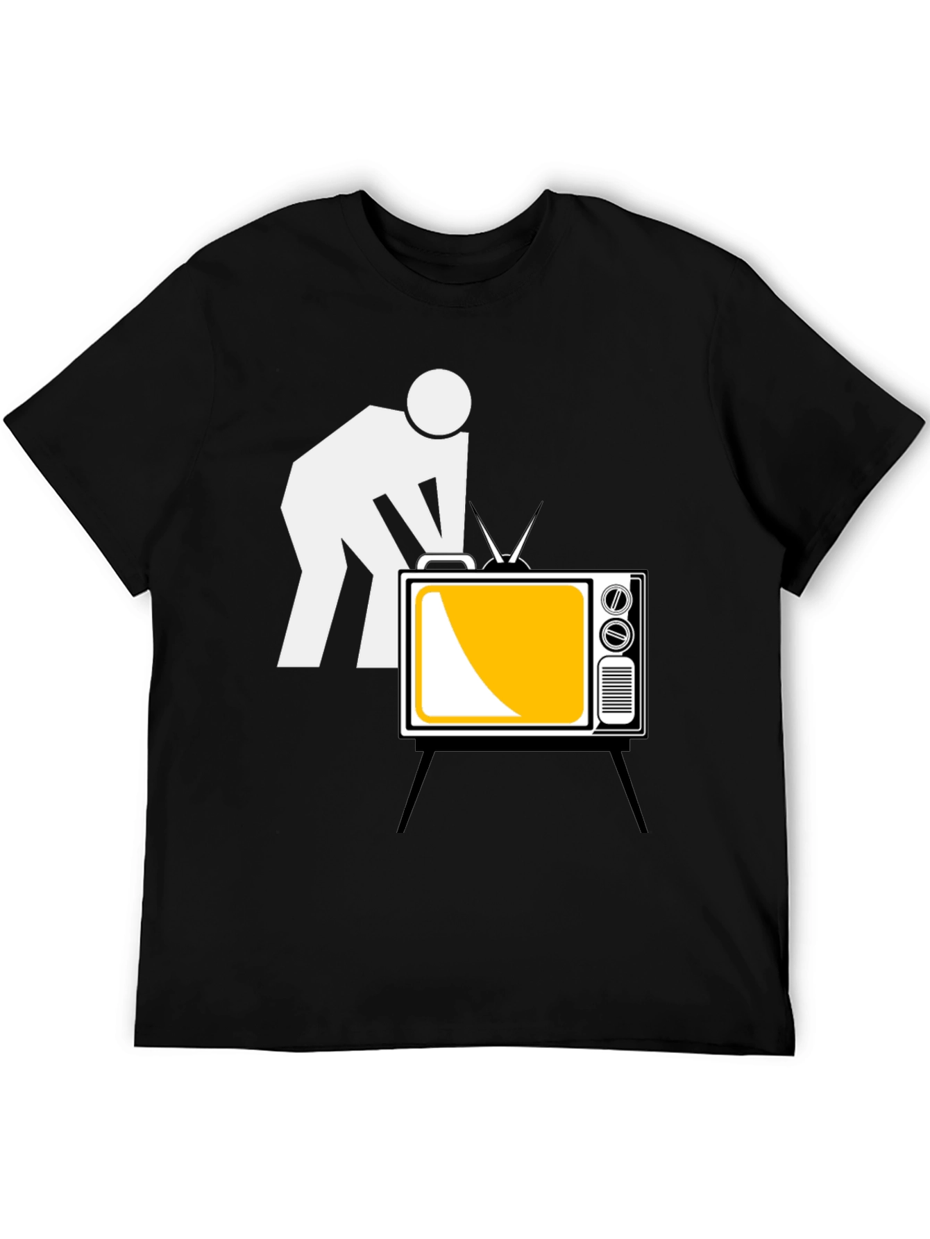 Funny TV Repair Humor Graphic T-Shirt