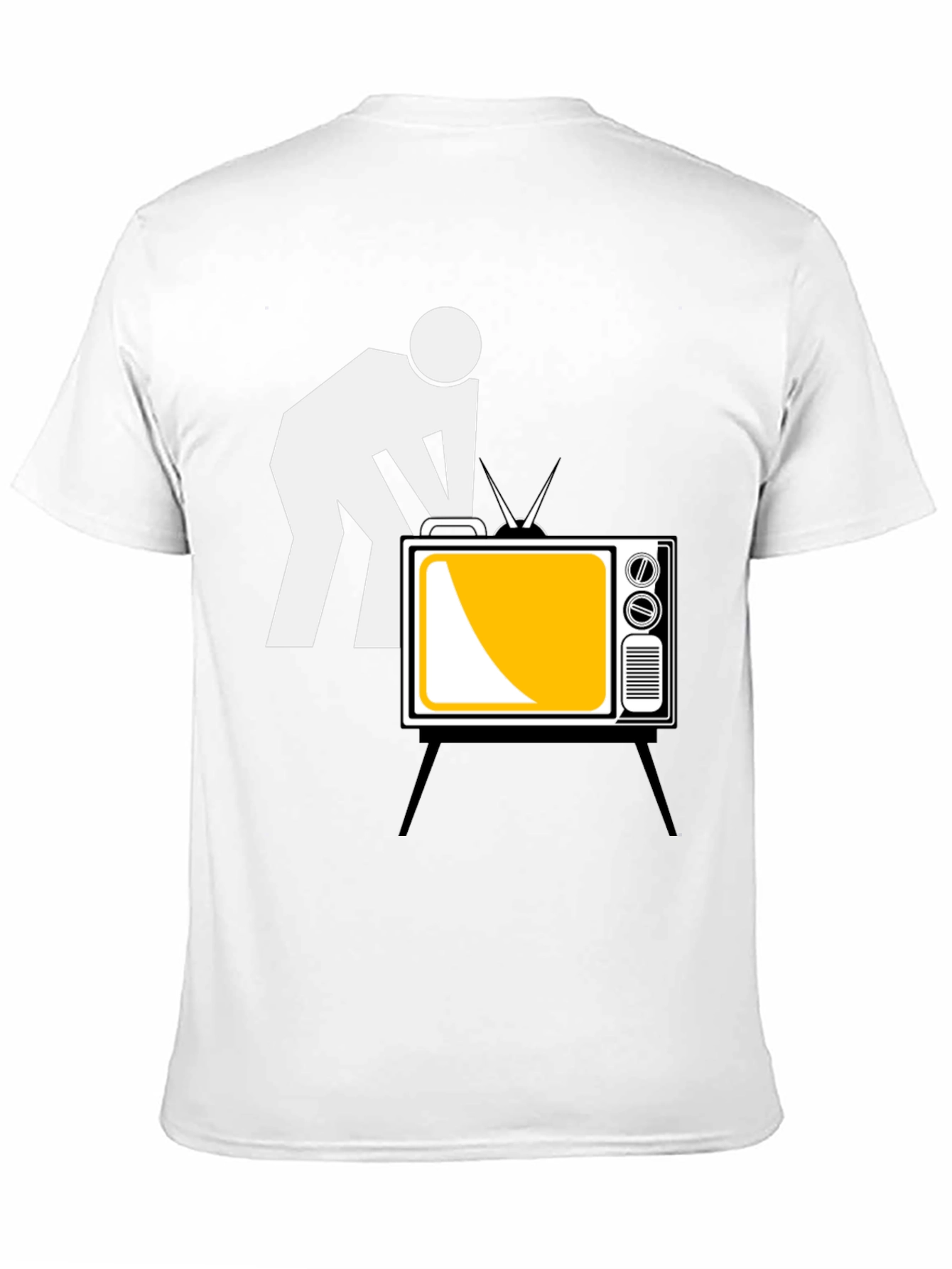 Funny TV Repair Humor Graphic T-Shirt
