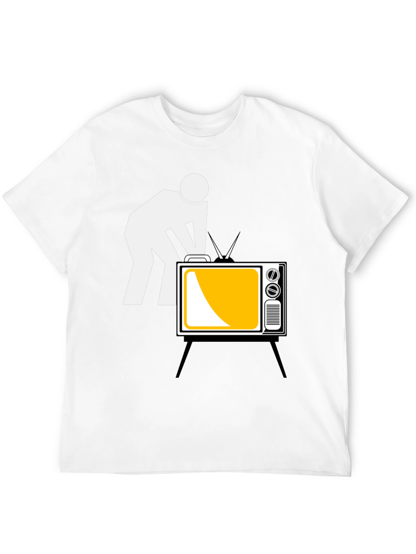 Funny TV Repair Humor Graphic T-Shirt
