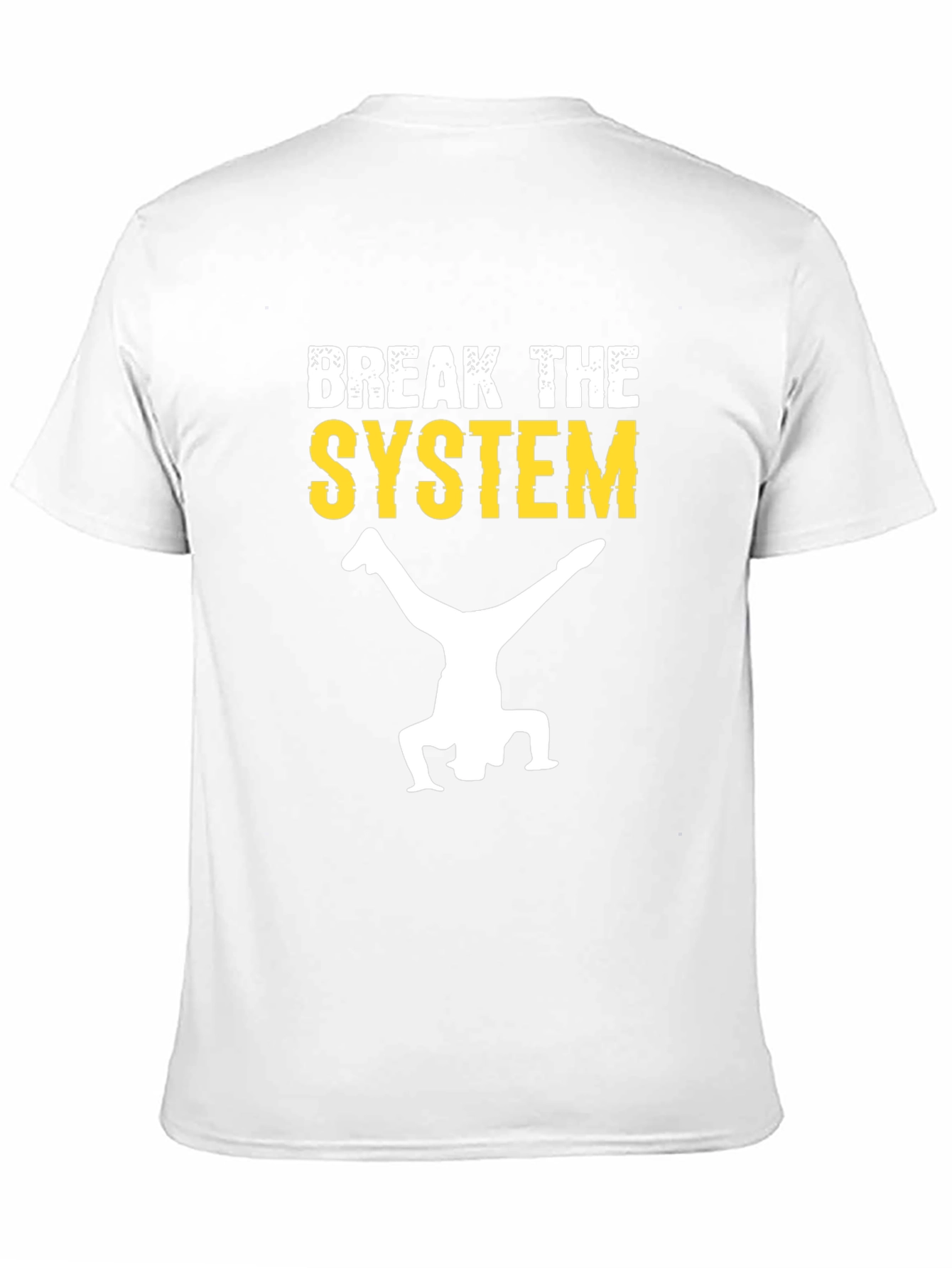Break the System Graphic Tee - Black Cotton Shirt