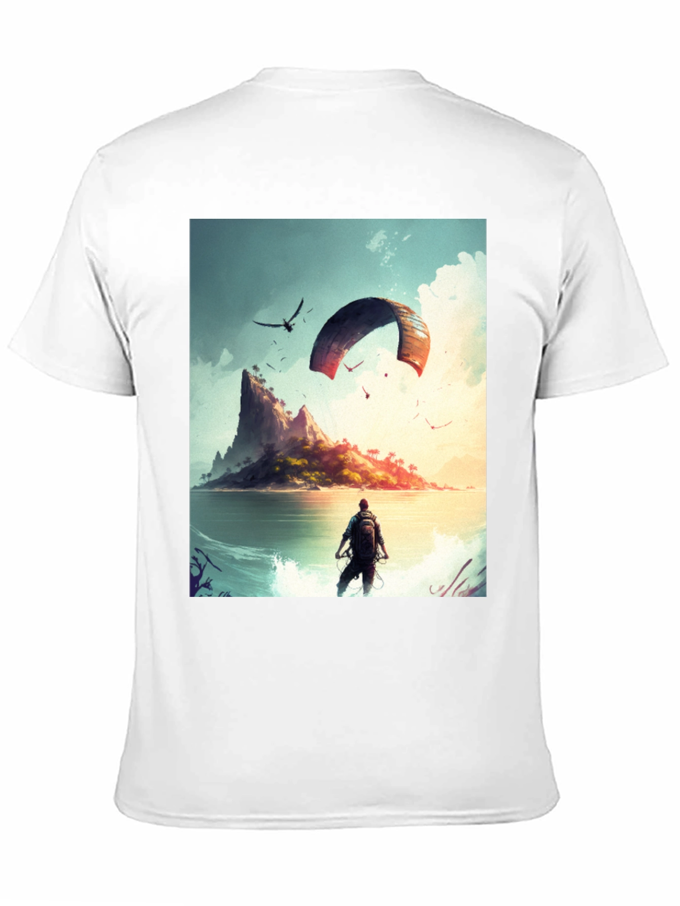 Island Adventure Graphic Tee - Black