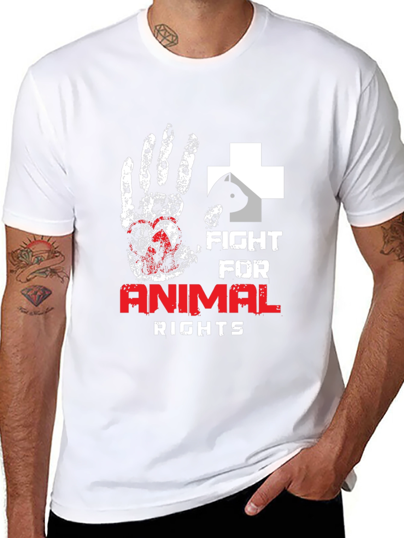 Animal Rights T-Shirt - Fight for Animals