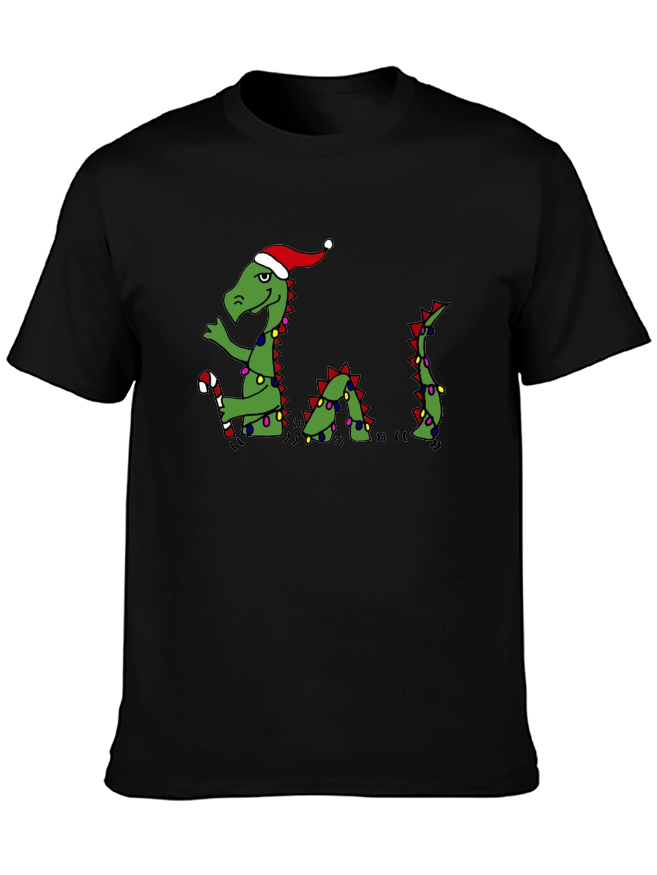 Festive Dino Christmas T-Shirt